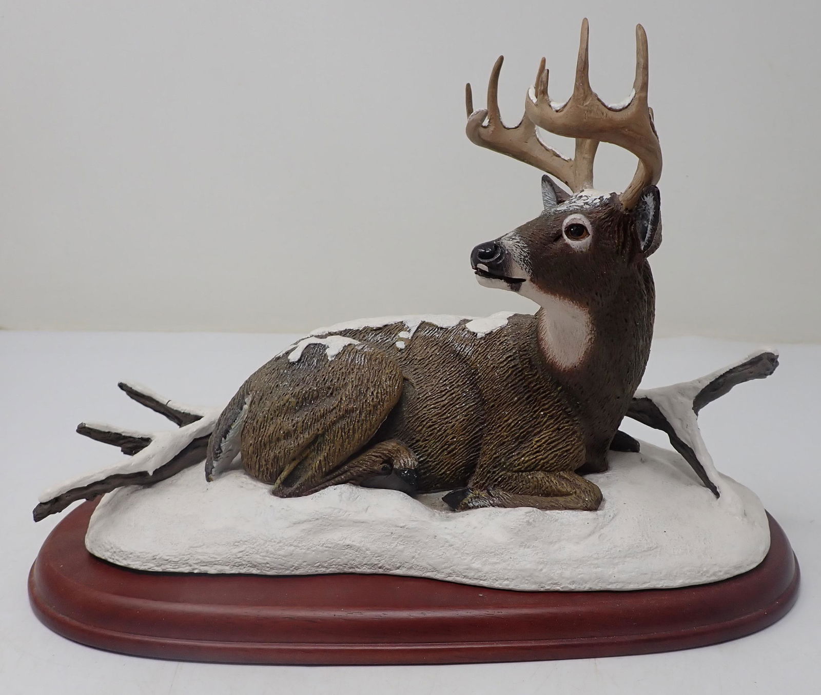 Danbury Mint Bob Travers Winter Stag (1 of 3)