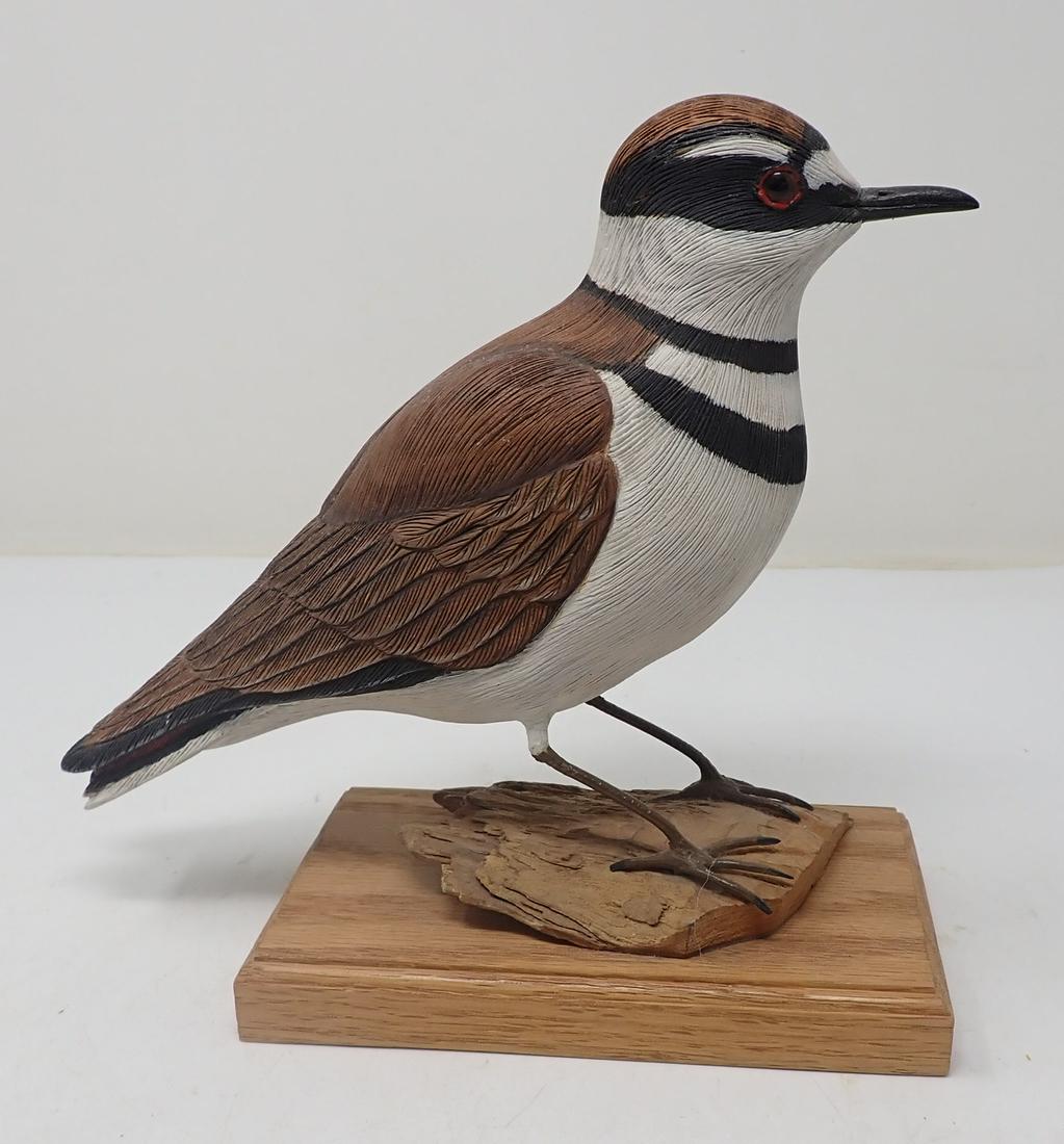1992 D Perry Killdeer Bird Carving (1 of 3)
