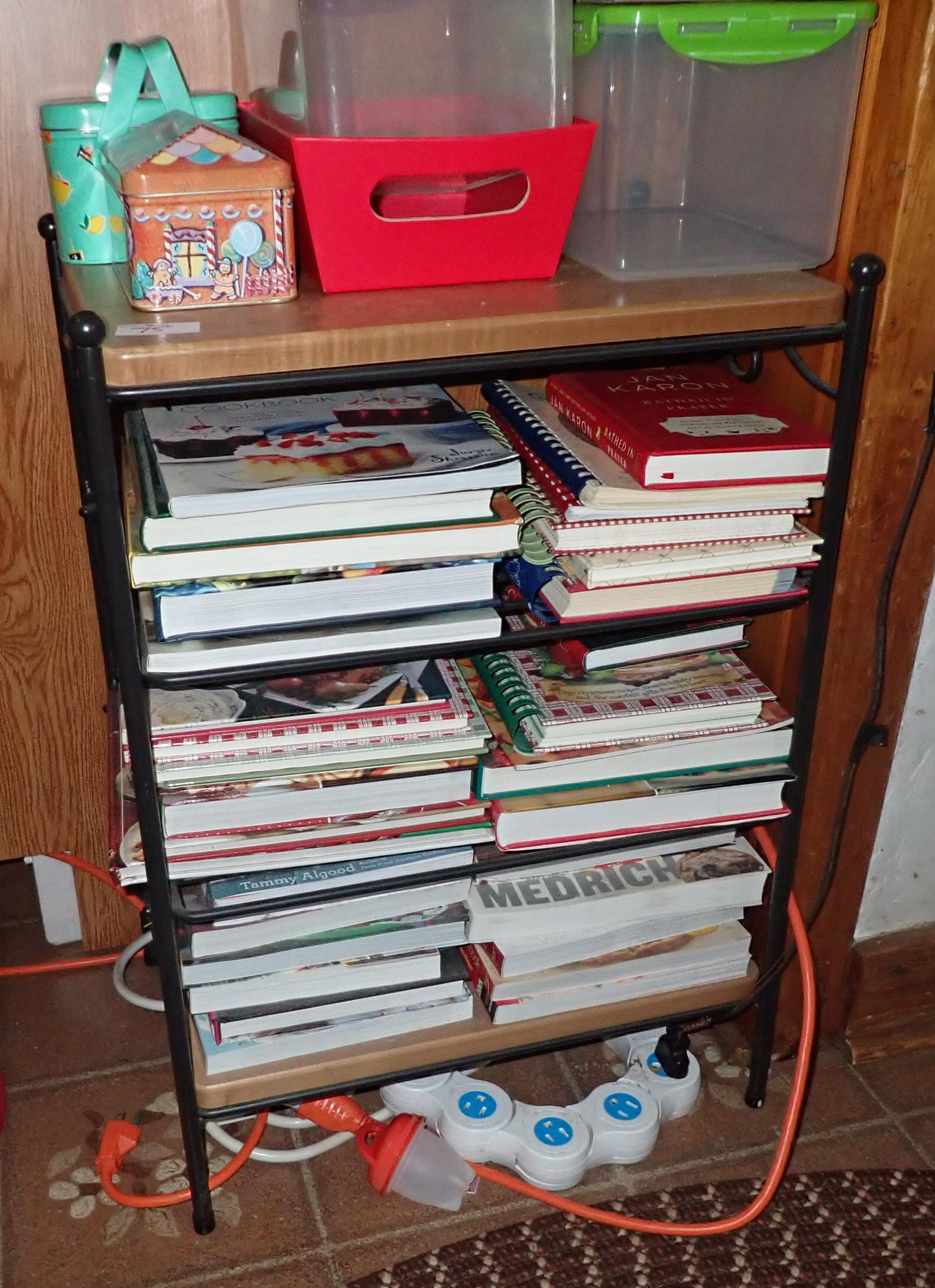 Longaberger Shelf: Approx 13" x 18" x 26" tall. Does not include items on it. Pick up in afternoon only