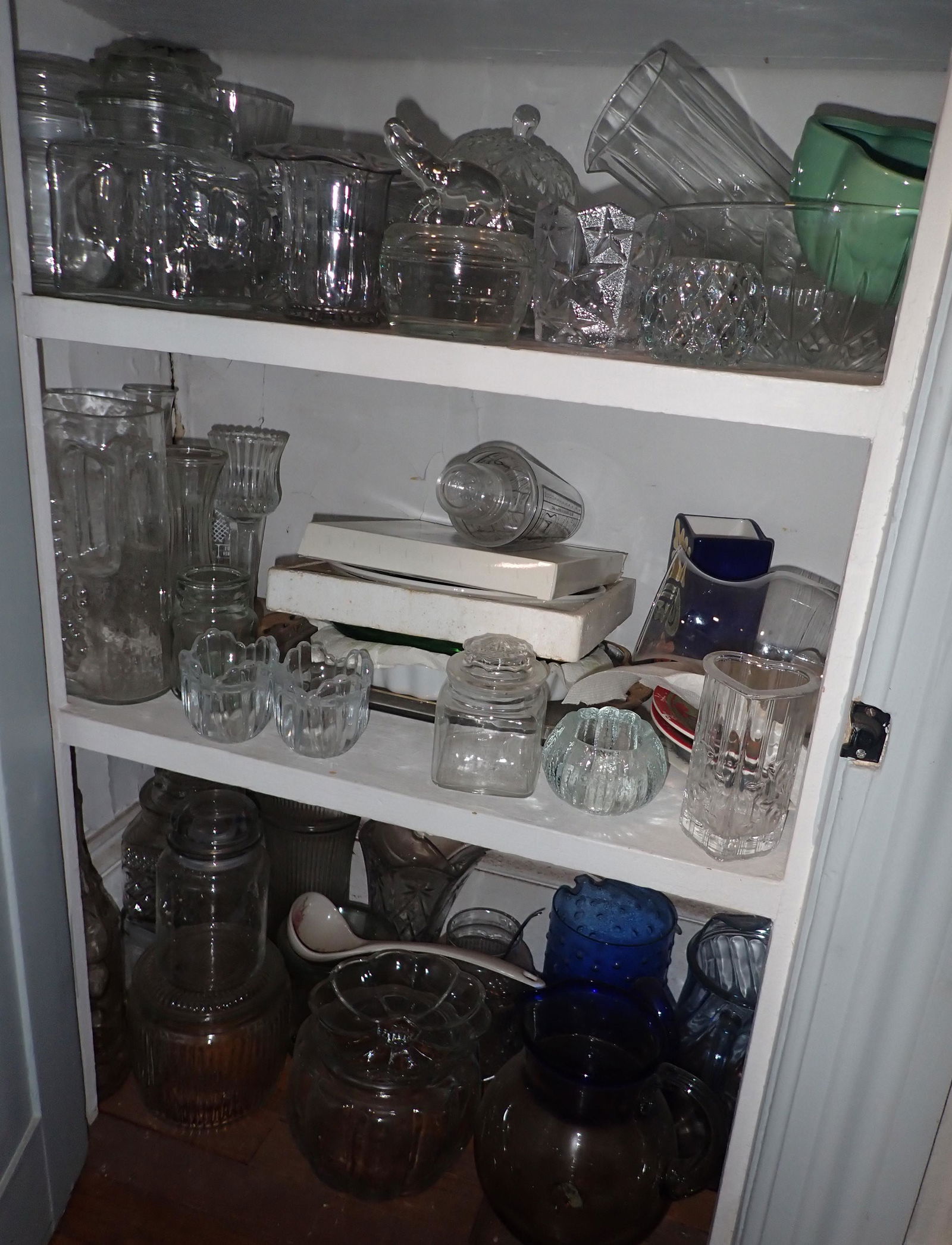 Glassware Pitchers Jars & Misc (1 of 7)