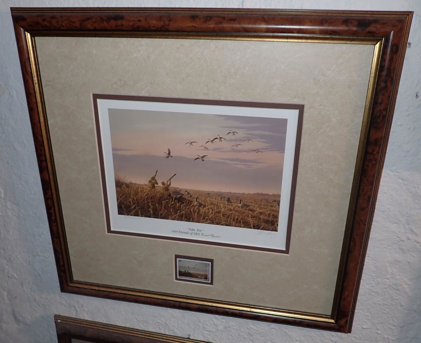 1999 Friends of The NRA Goose Stamp & Print (1 of 4)