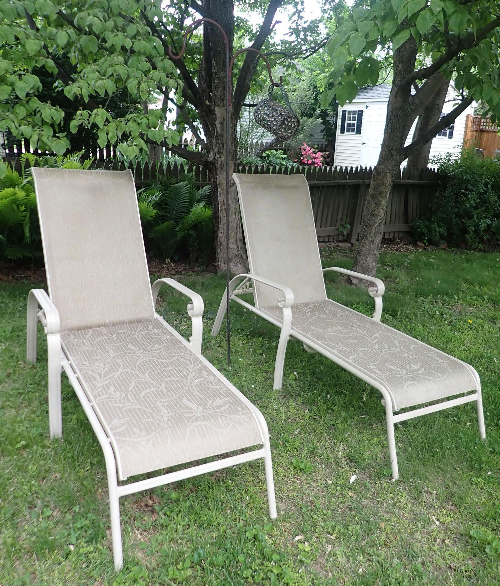 2 Lounge Chairs and Shepherds Hook (1 of 3)
