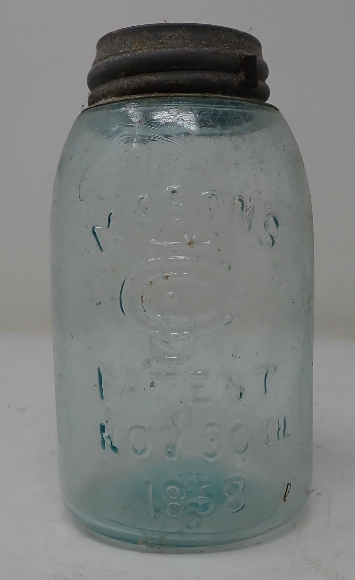 1858 Mason's Fruit Canning Jar (1 of 6)