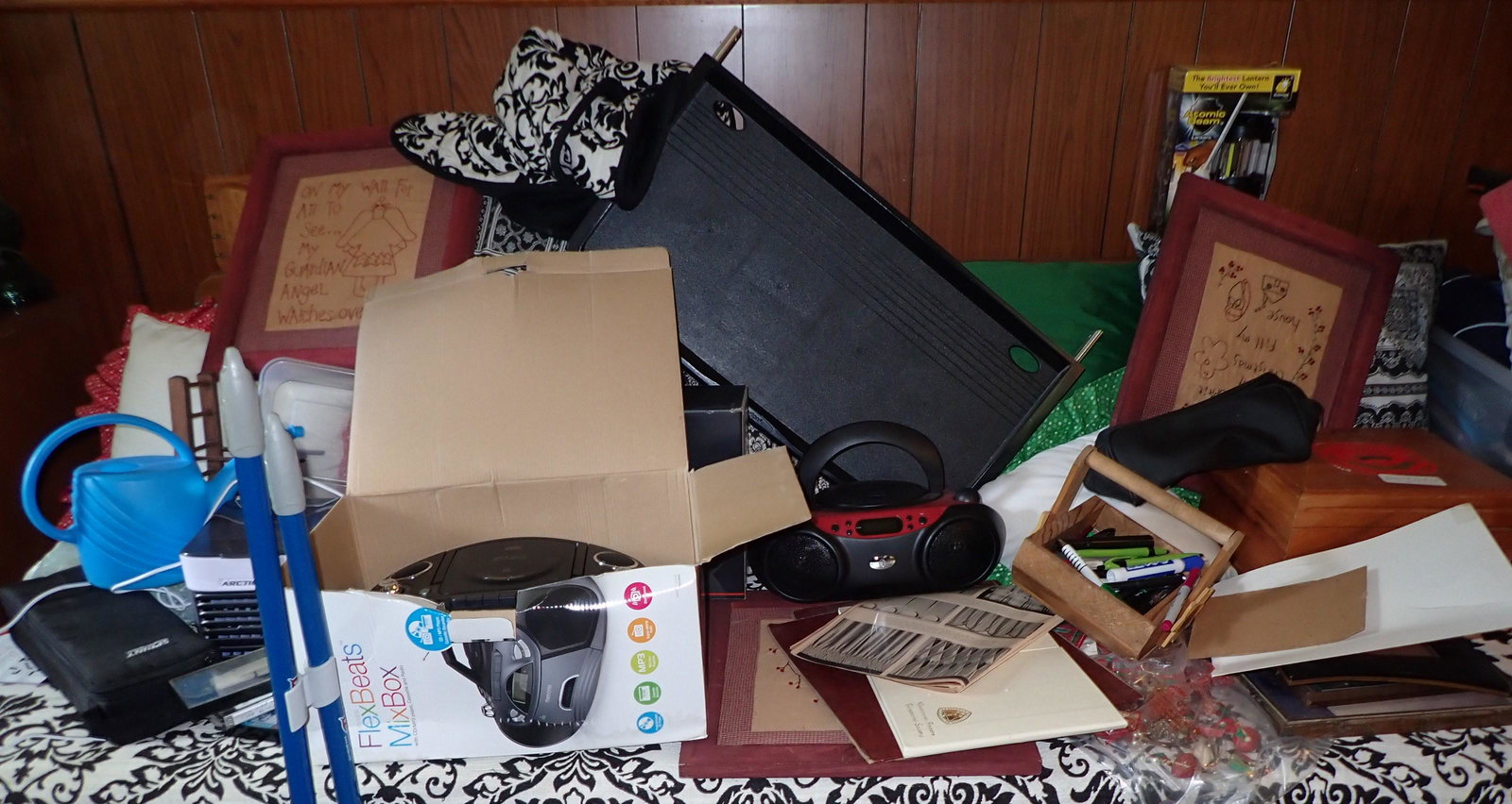Day Bed and Contents: Take what you want and leave the rest