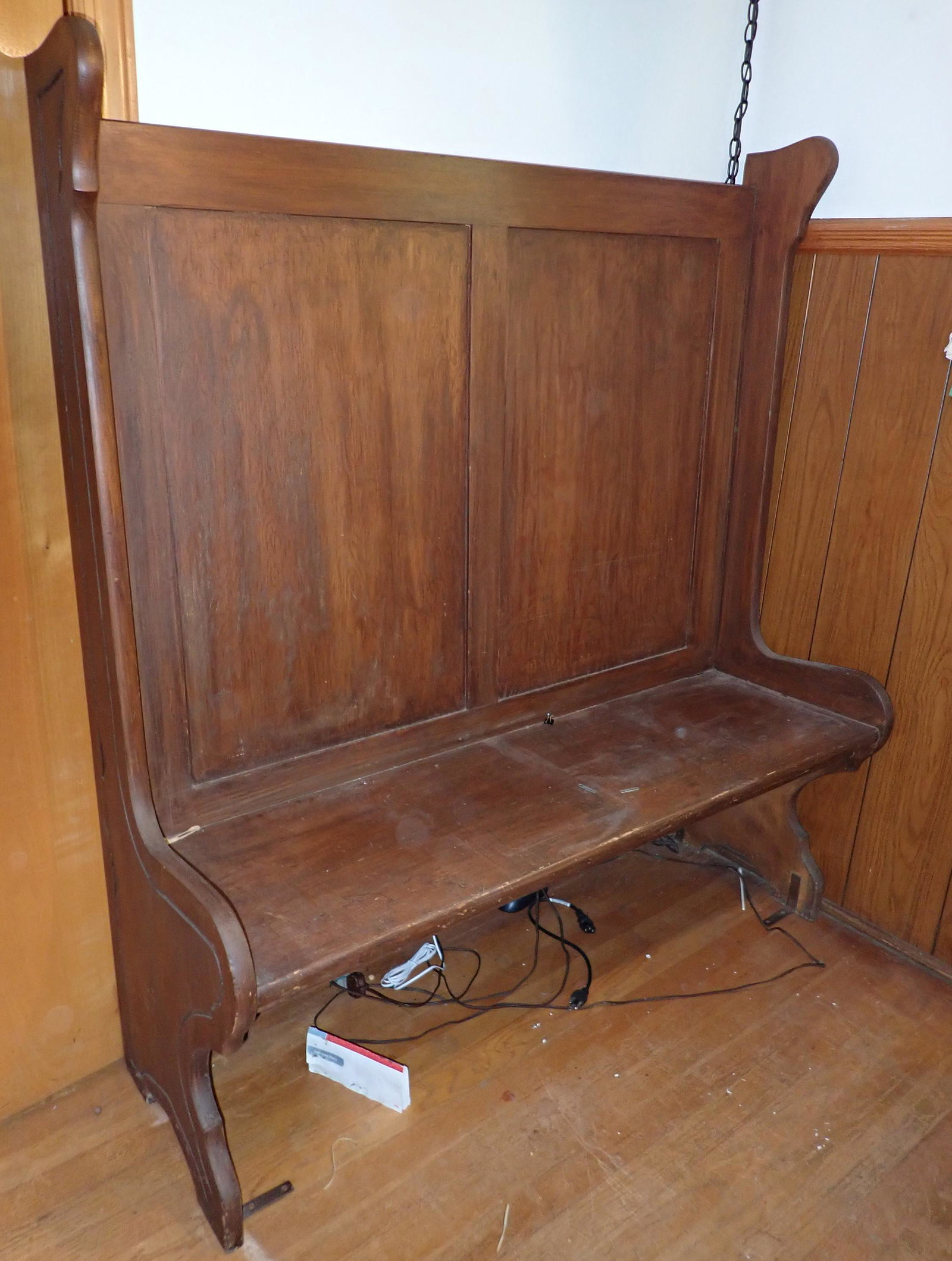 Bench: Approx 17 1/2" x 48" x 54 1/2" tall