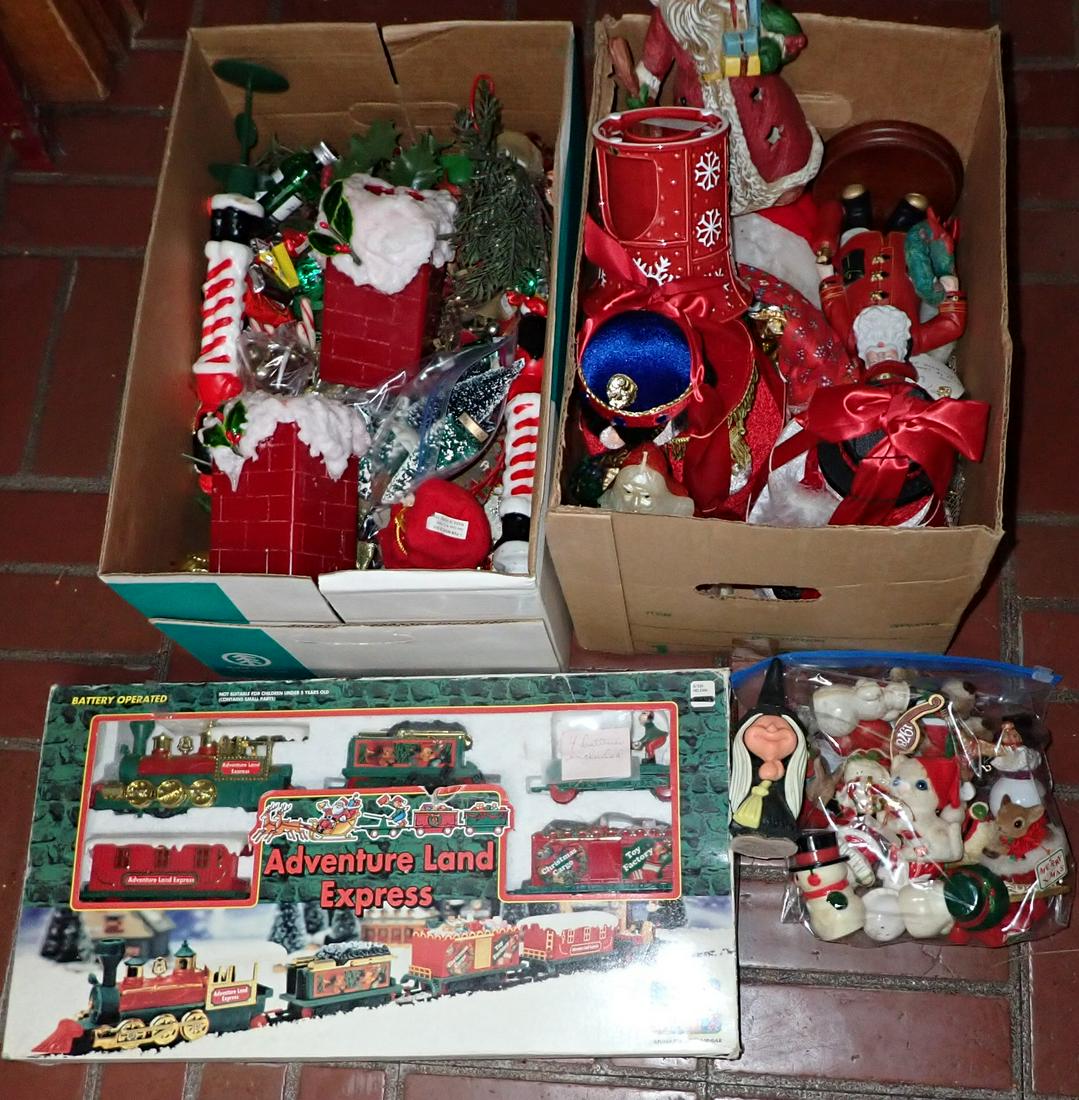 Vintage Christmas Witch Candle Train Set: Getting all pictured