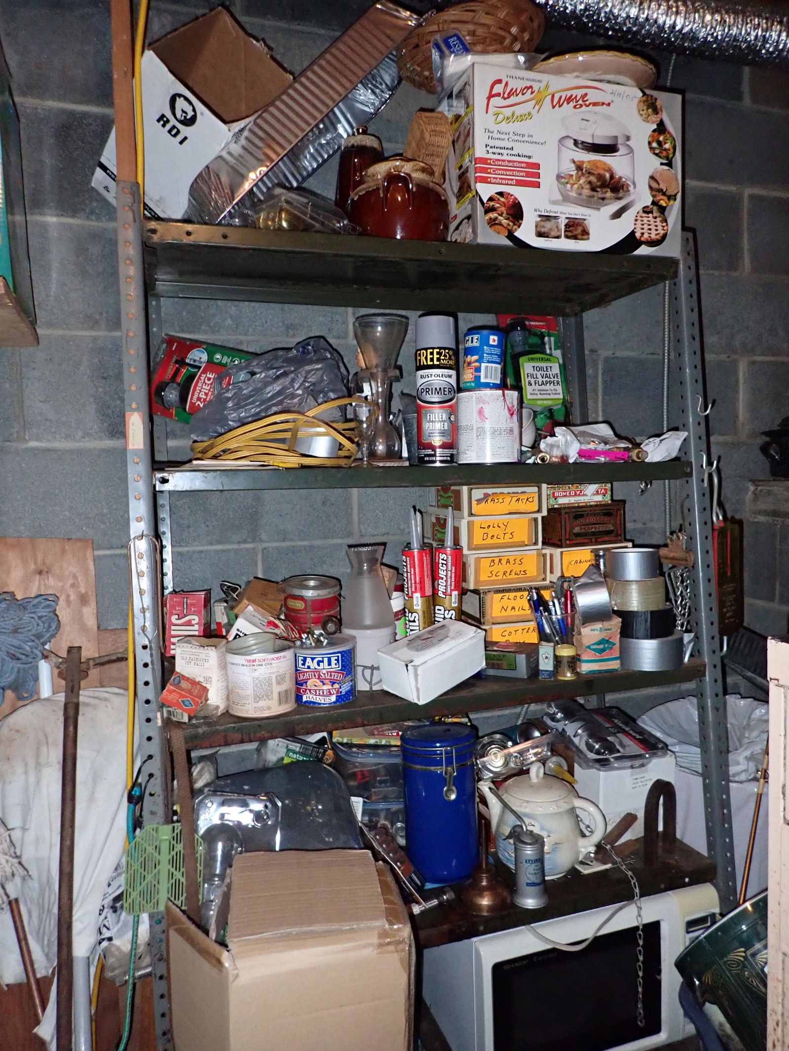 Shelving Unit and Contents (1 of 7)