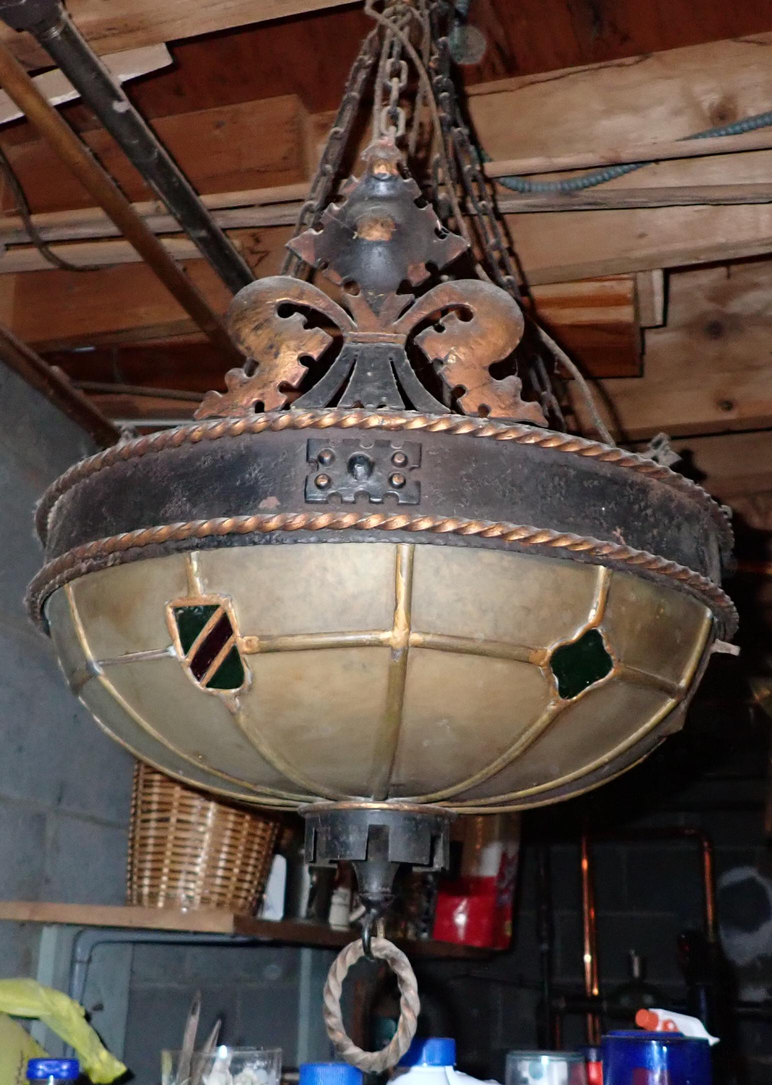 Arts & Crafts Hanging Light (1 of 10)