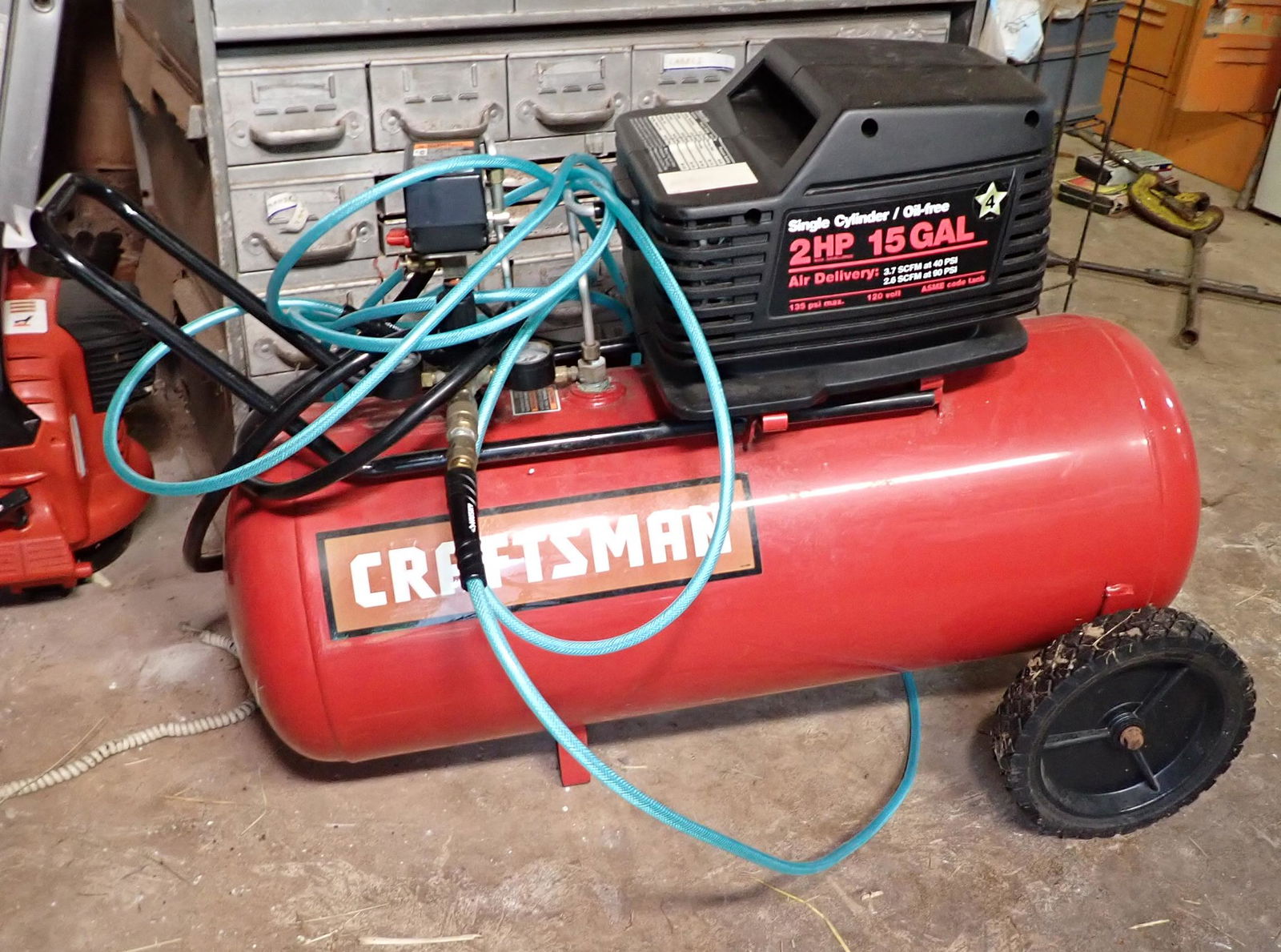 Craftsman 15 gallon 3hp 150 psi air compressor deals