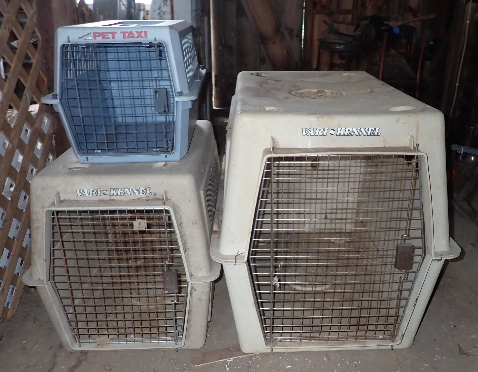 3 Pet / Animal Crates (1 of 2)