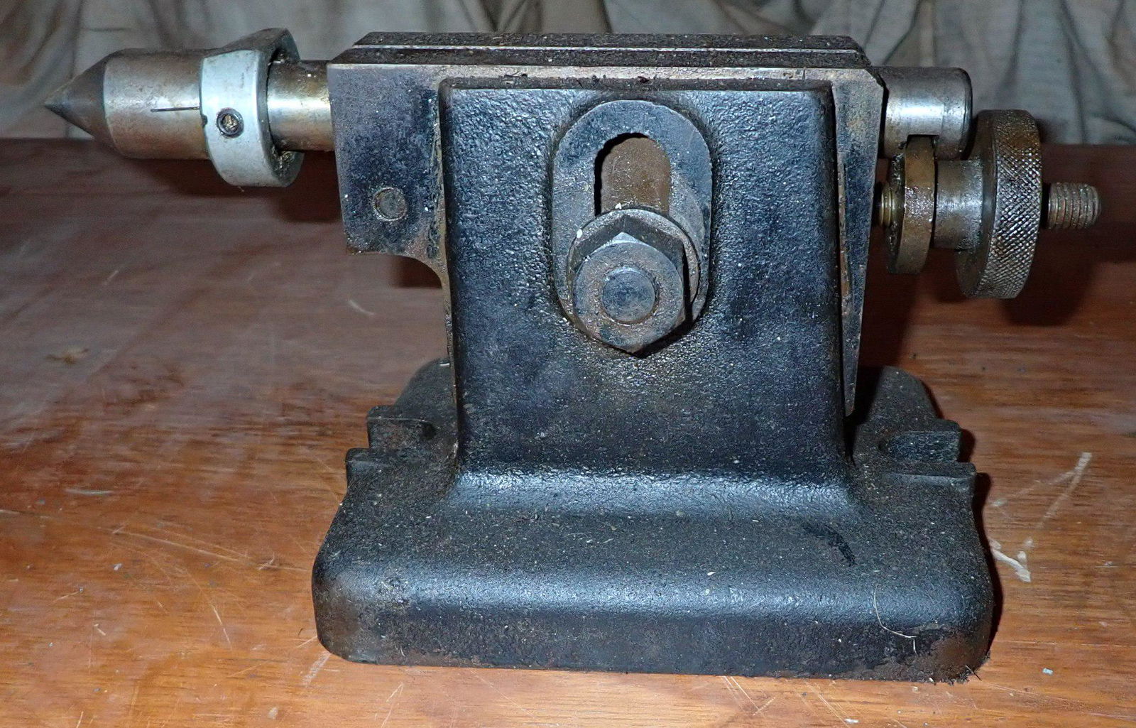 Centerline Tailstock: Approx 5 1/16" to center ( when in lowest position.