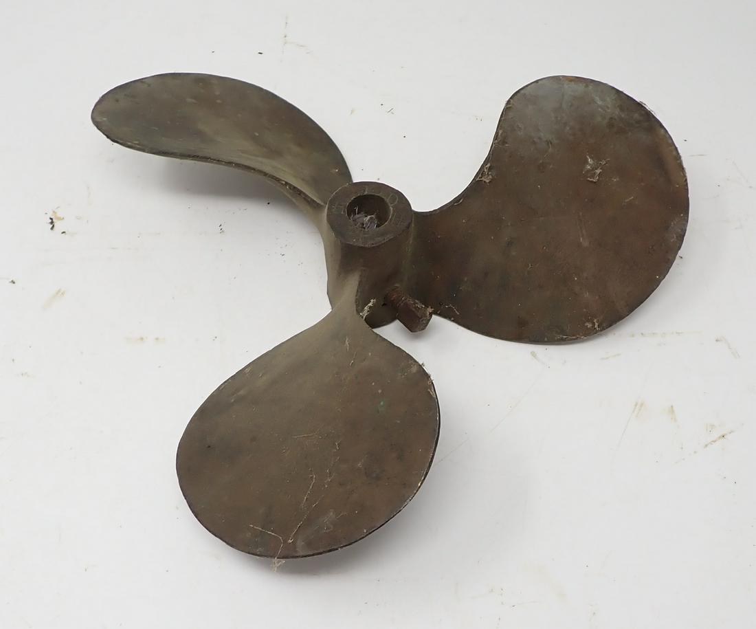 Brass Boat Propeller (1 of 3)