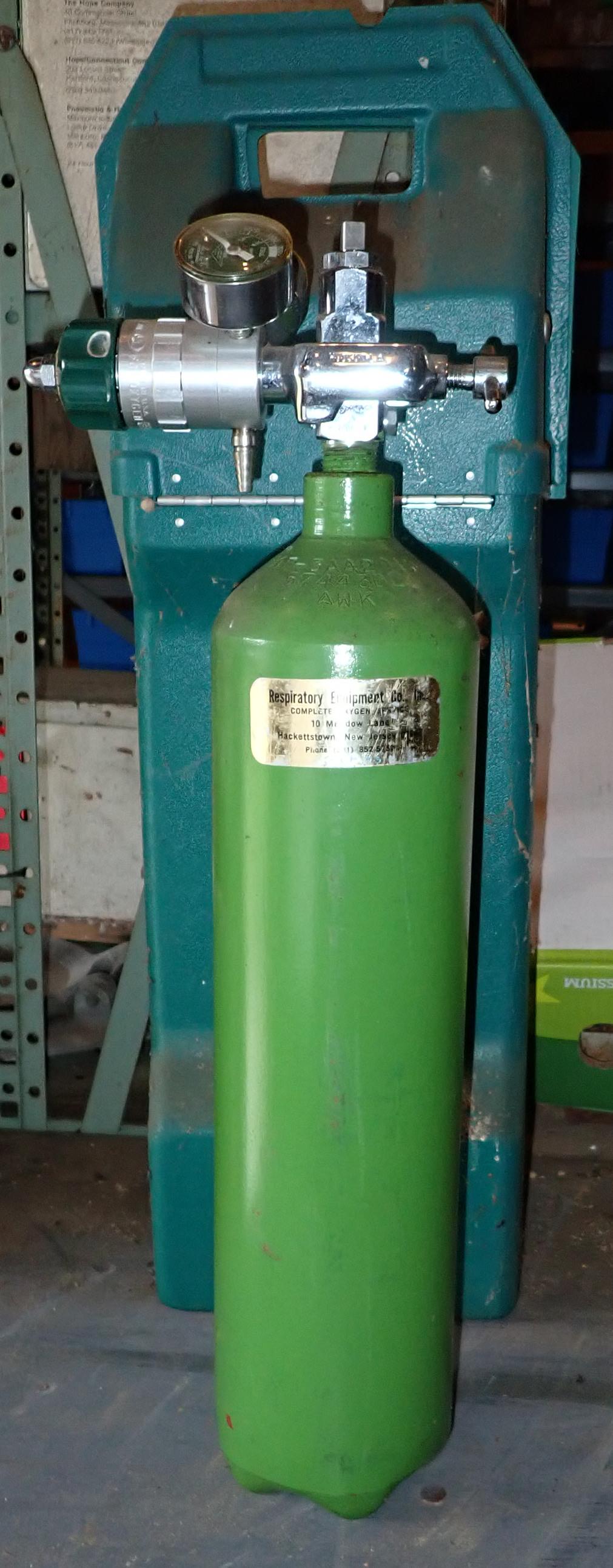 Air Tank with Gauge: Approx 21" tall