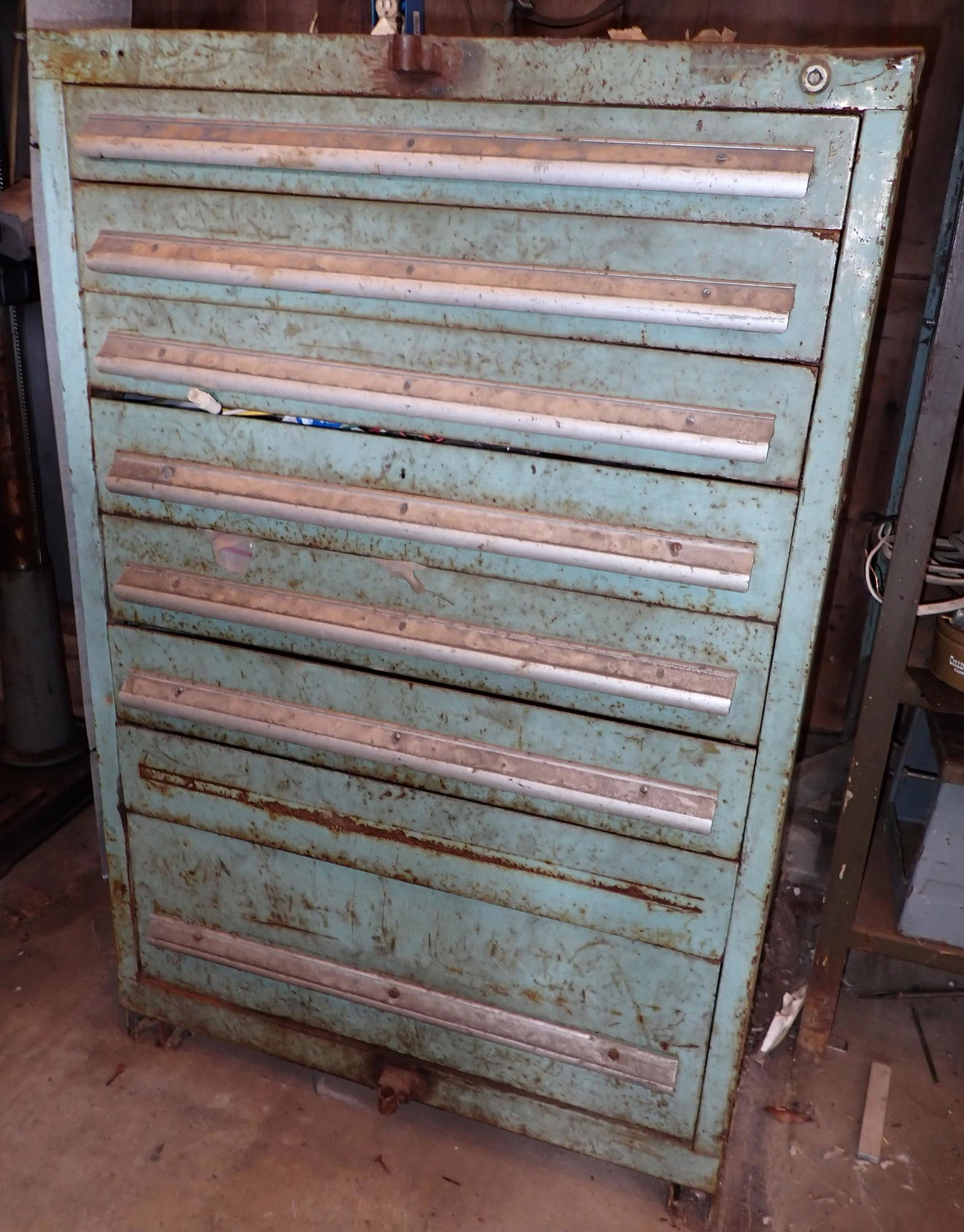 Parts Cabinet and Contents: Cabinet is approx 28" x 30" x 46" tall. Includes everything in it.