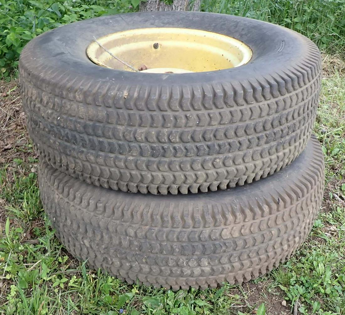 Bridgestone 355/80D20 Tractor Tires Rims (1 of 3)
