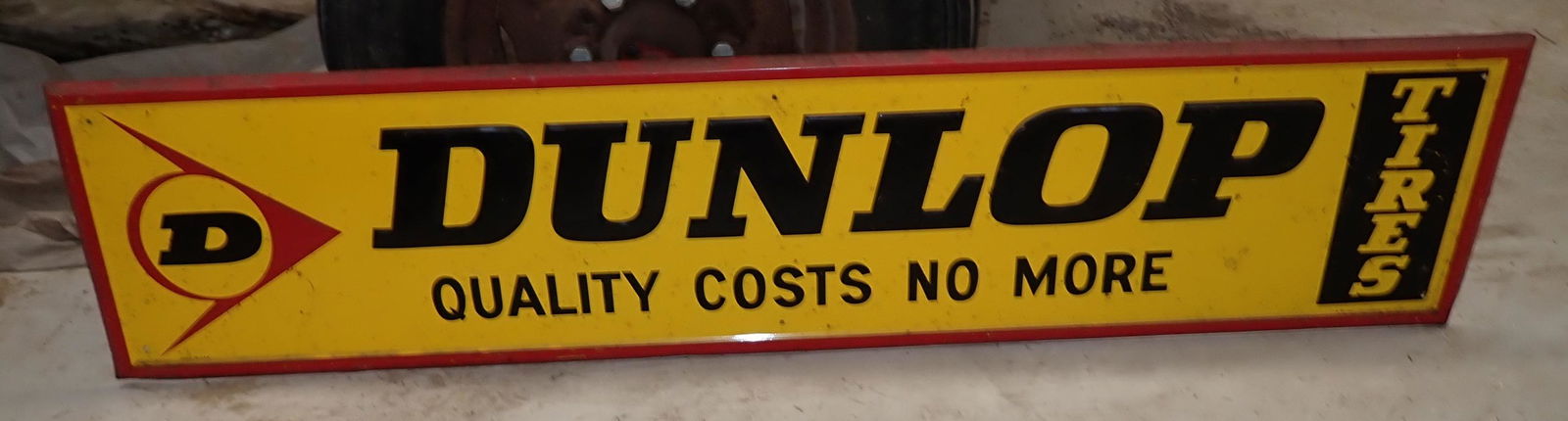1972 Dunlop Tires Sign (1 of 3)
