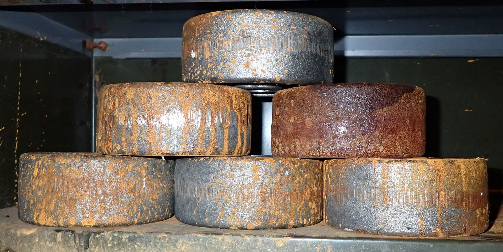 6 Cast Iron Machinery / Dolly Wheels (1 of 2)