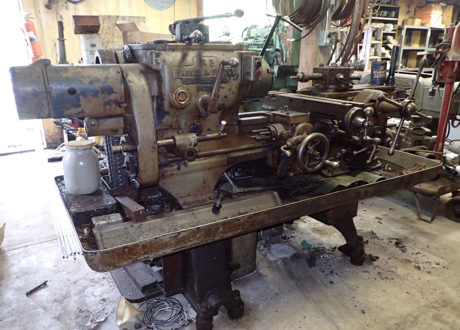 Warner & Swasey No 3 M-1200 Turret Lathe (1 of 18)