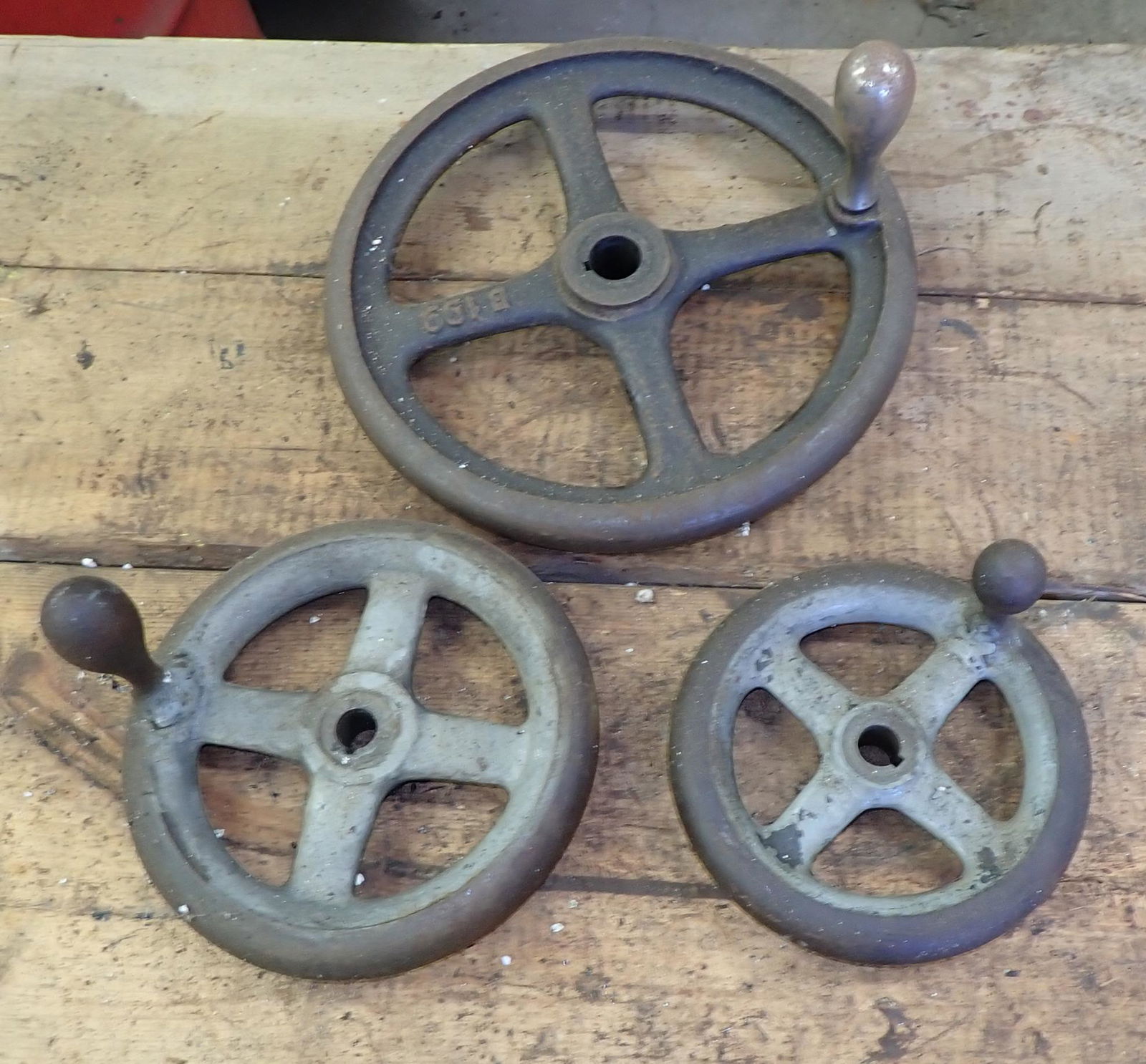 3 Industrial Machinery Wheels Steampunk (1 of 3)