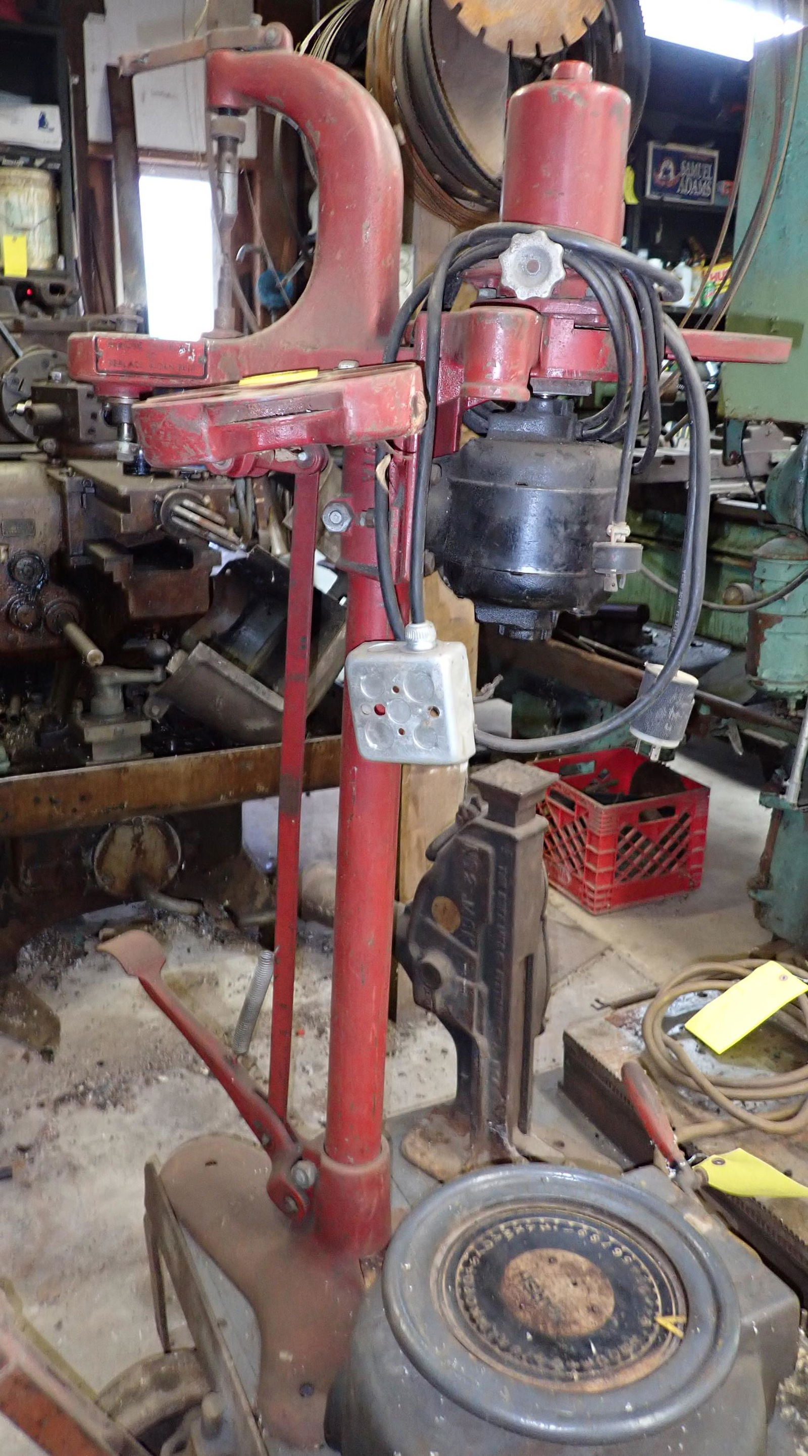 Barrett Brake Reliner & Grinder: Approx 51" total height