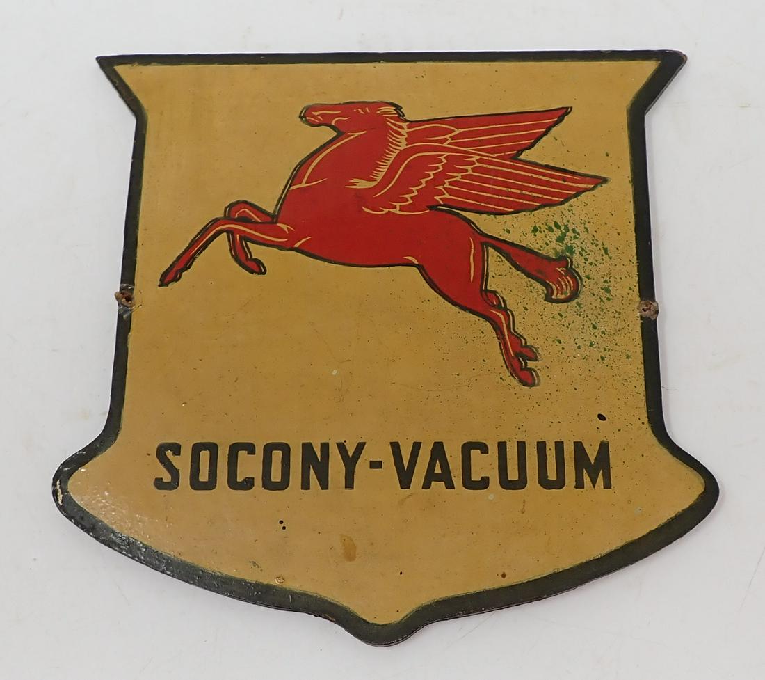 Socony Vacuum Mobil Pegasus Horse Sign (1 of 3)