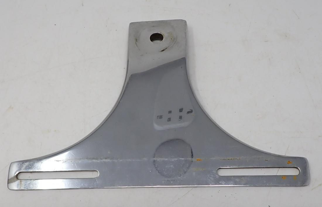Heavy Chrome License Plate Bracket (1 of 2)