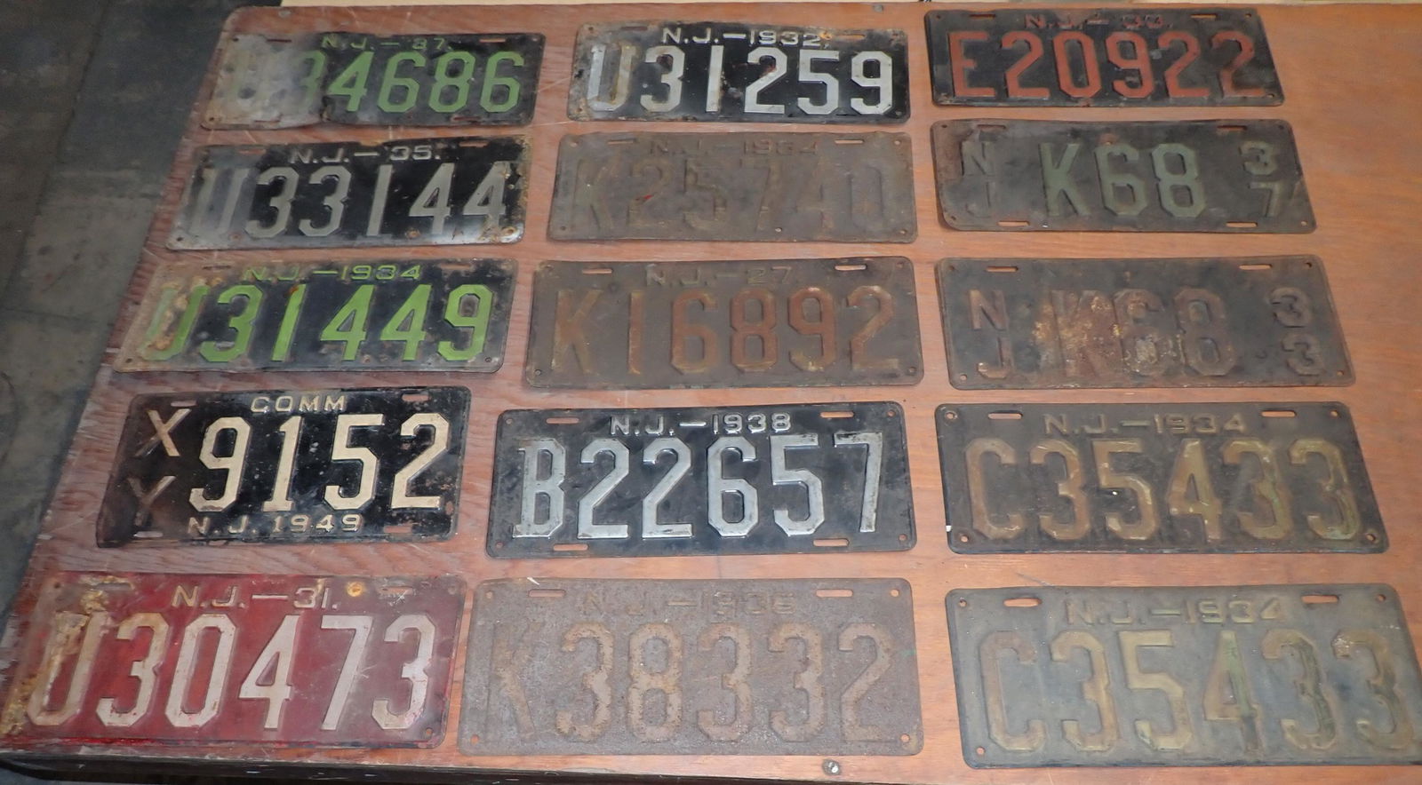 Antique NJ License Plates (1 of 5)