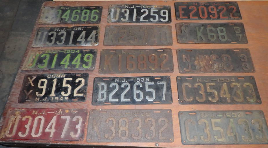 Antique Nj License Plates