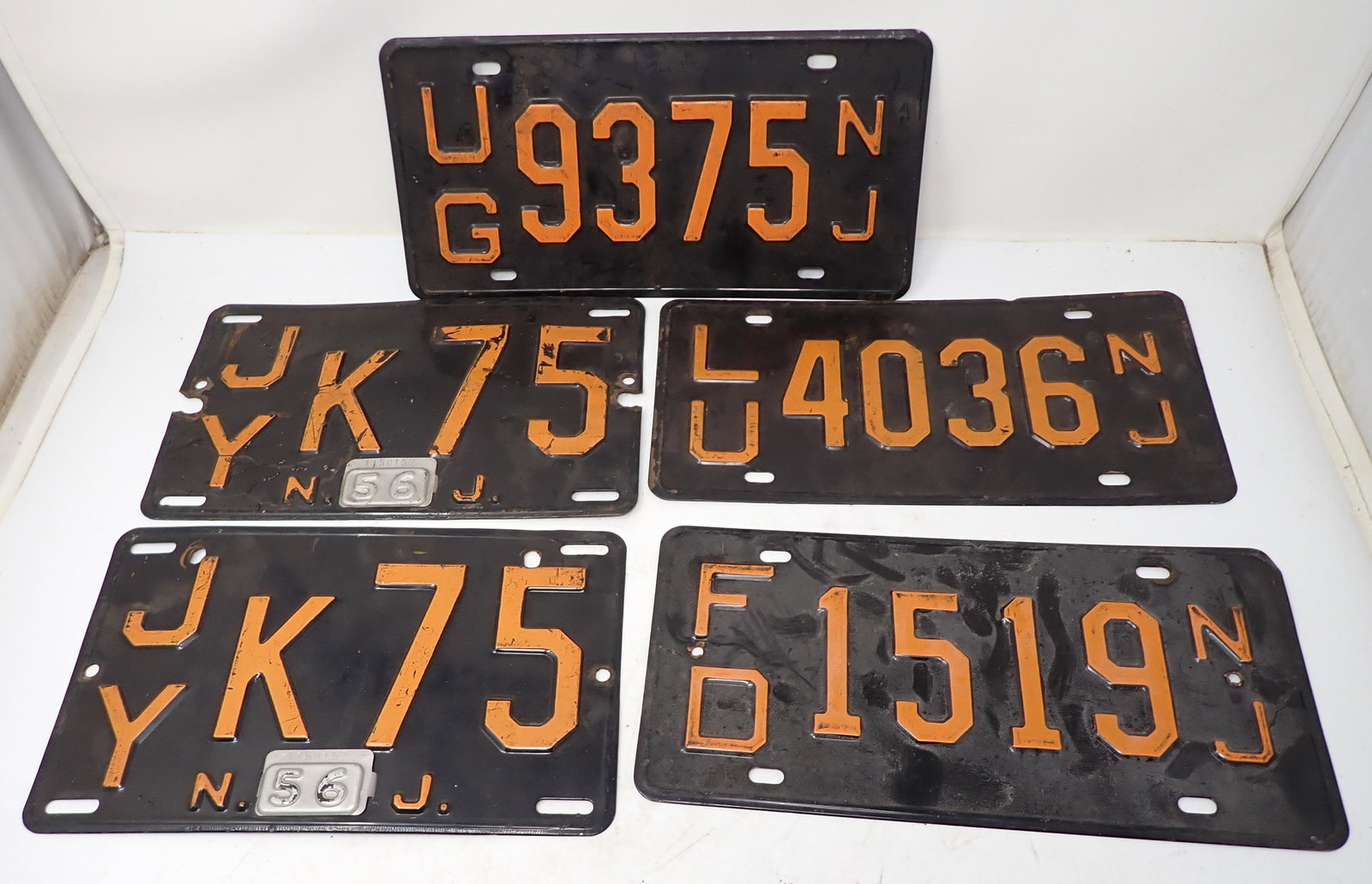 Antique NJ License Plates: NJ Plates
