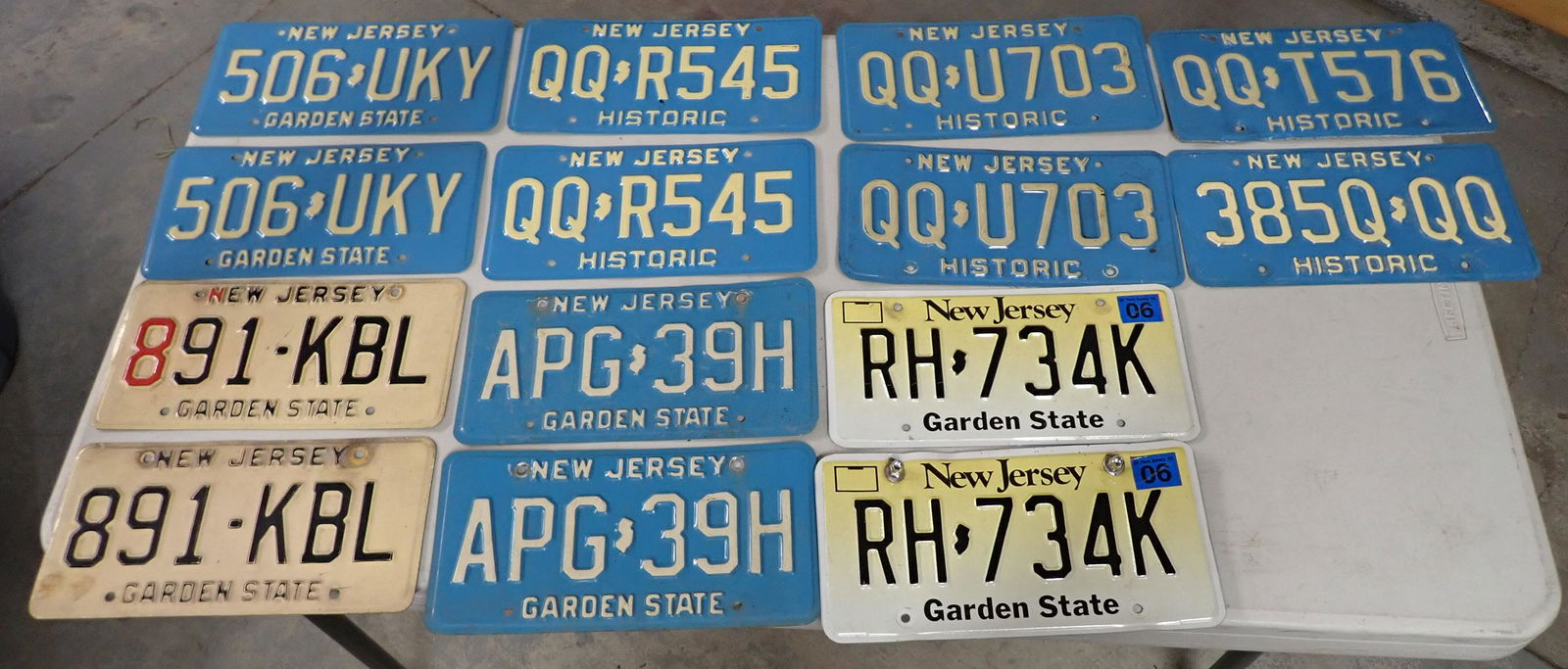 Vintage NJ License Plates (1 of 3)