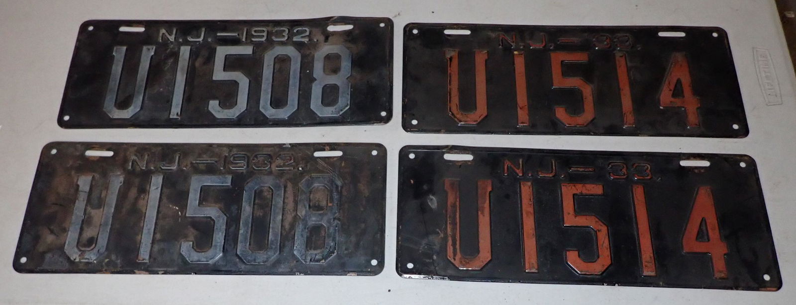 New Jersey License Plates (1 of 3)