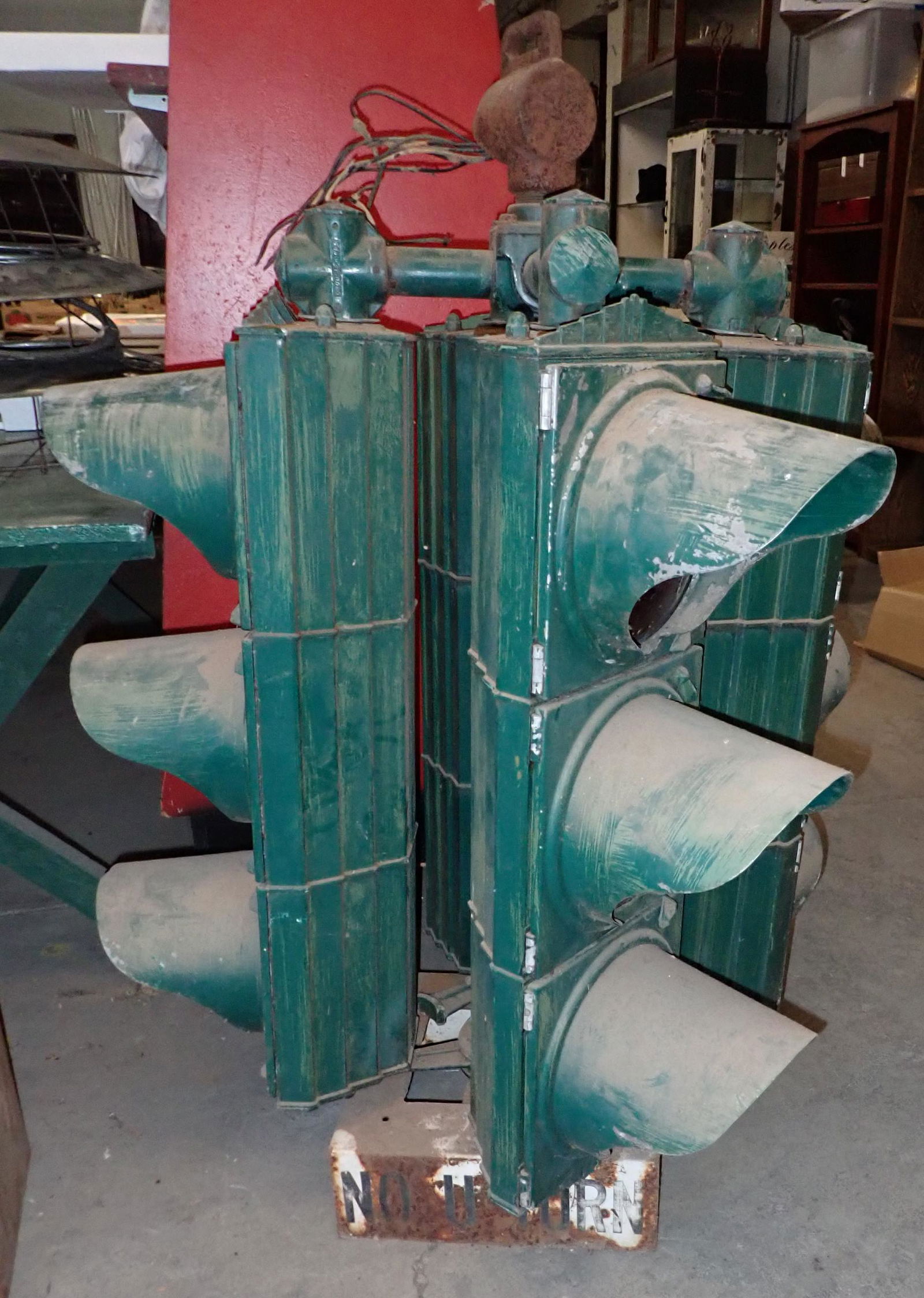 Vintage 4 Way Stop Signal Lights (1 of 8)