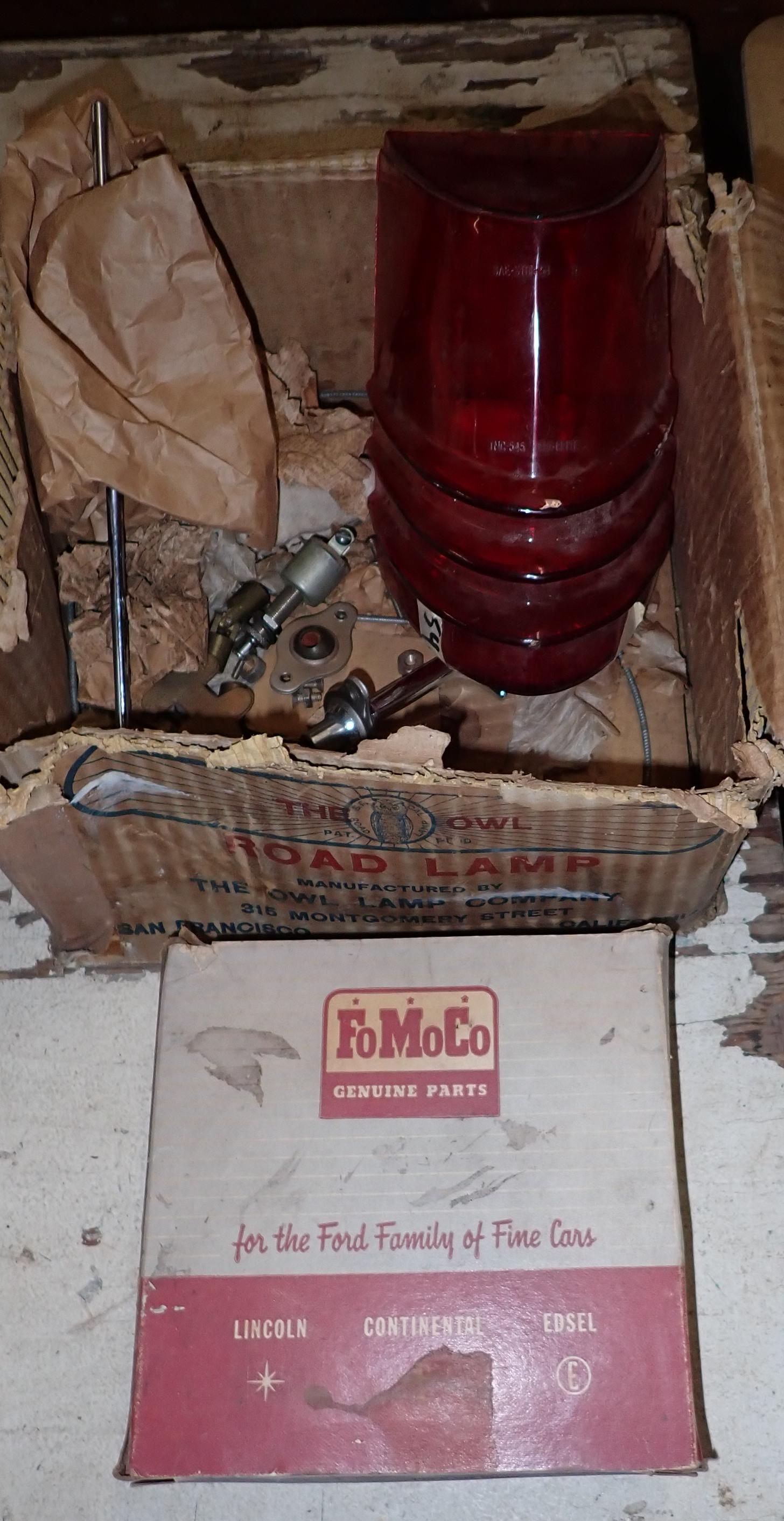 1954 Mercury Brake Light Lense Misc Parts (1 of 5)