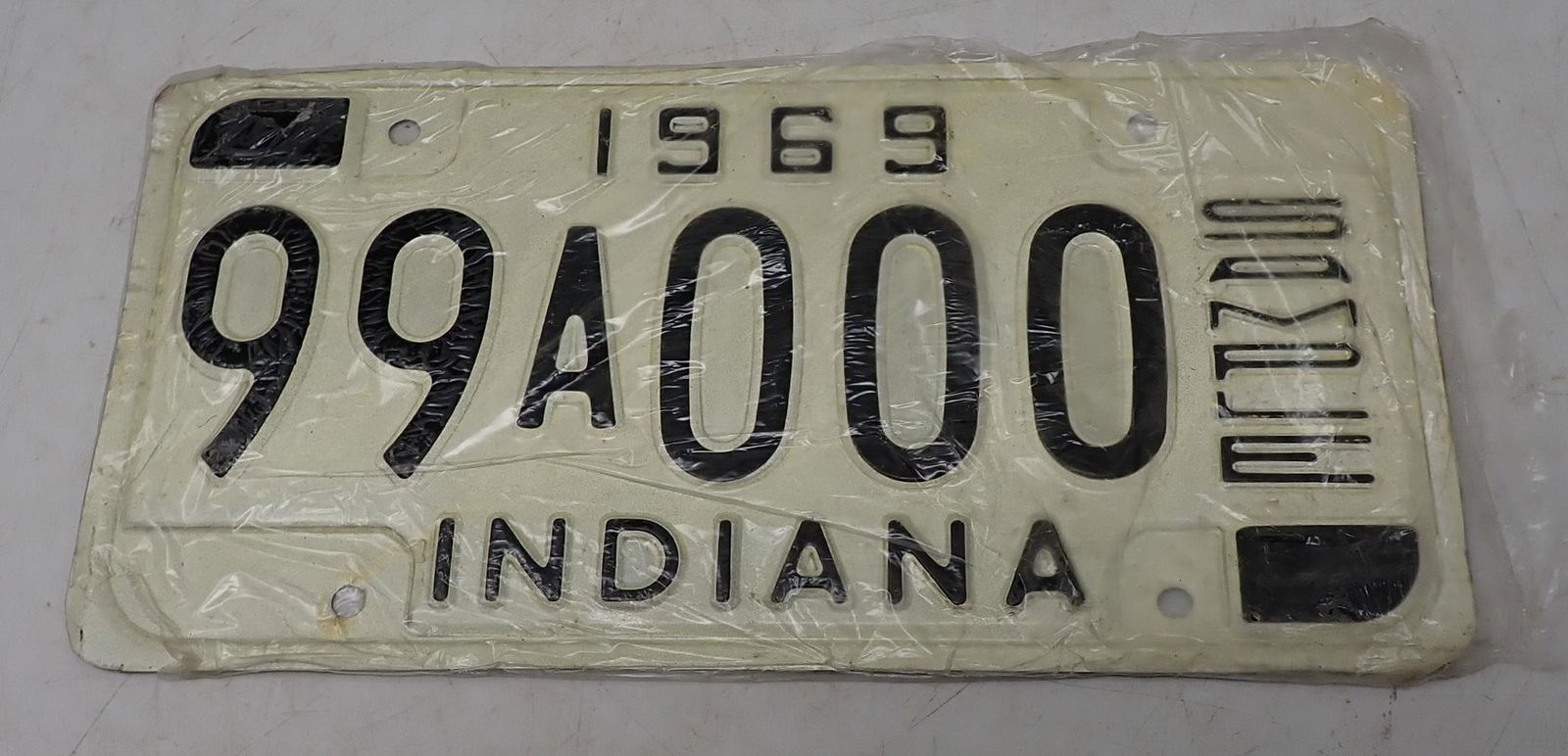 1969 Indiana Sample License Plate (1 of 1)