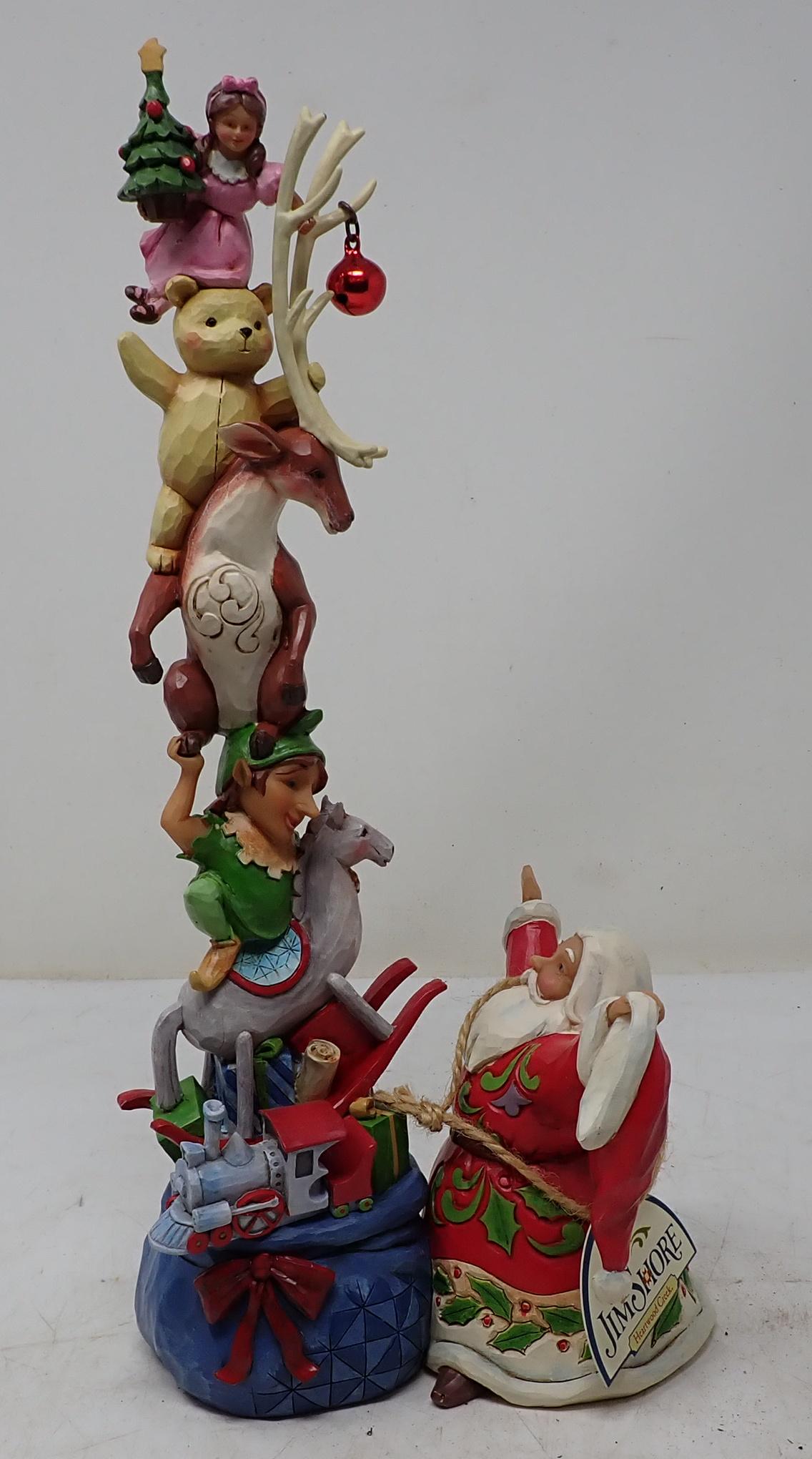 Jim Shore Wish Big Santa Claus: Apprx 12 1/2" tall