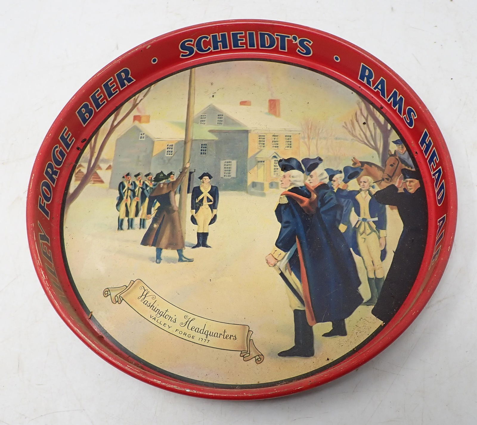 Scheidt's Rams Head Ale Beer Tray (1 of 2)