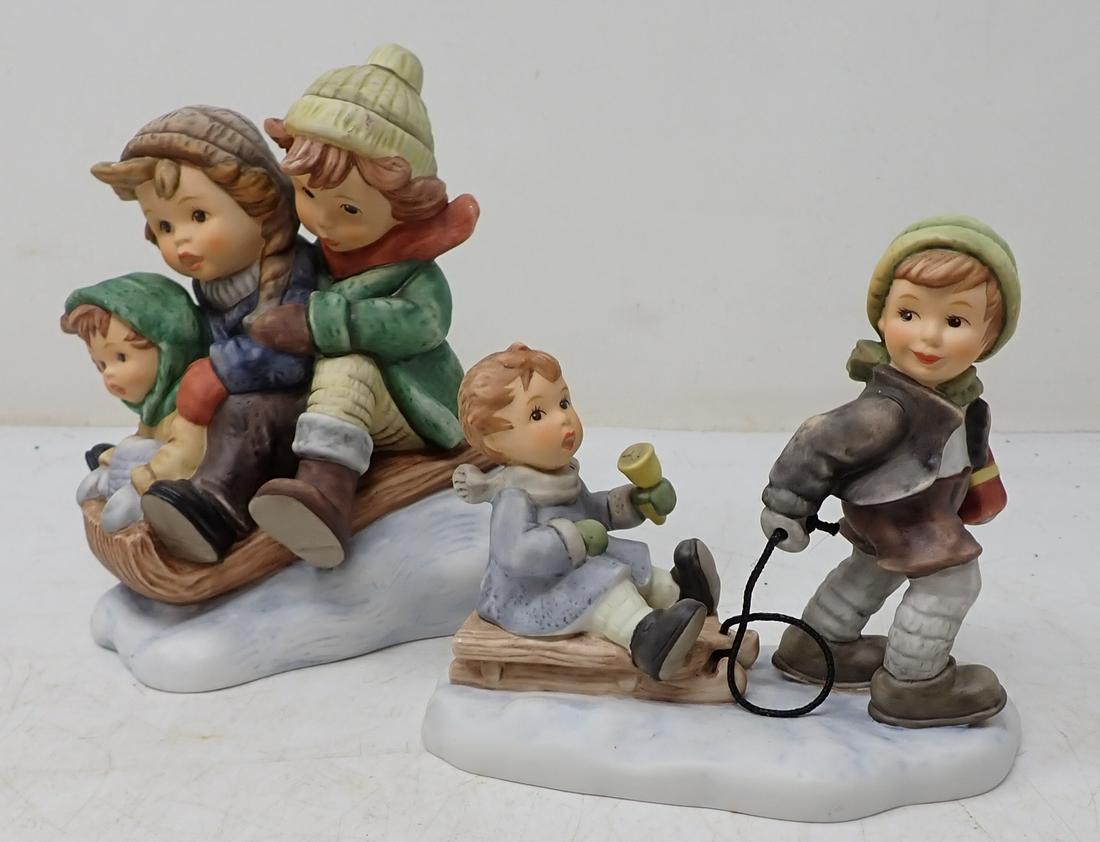 Downhill Dash Jingle All The Way Goebels: Tallest is approx 6"