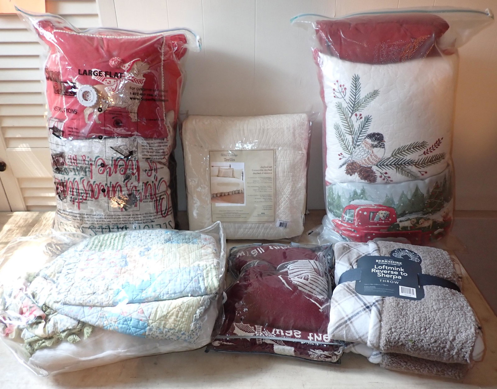 Blankets and Pillows: Some new , some used