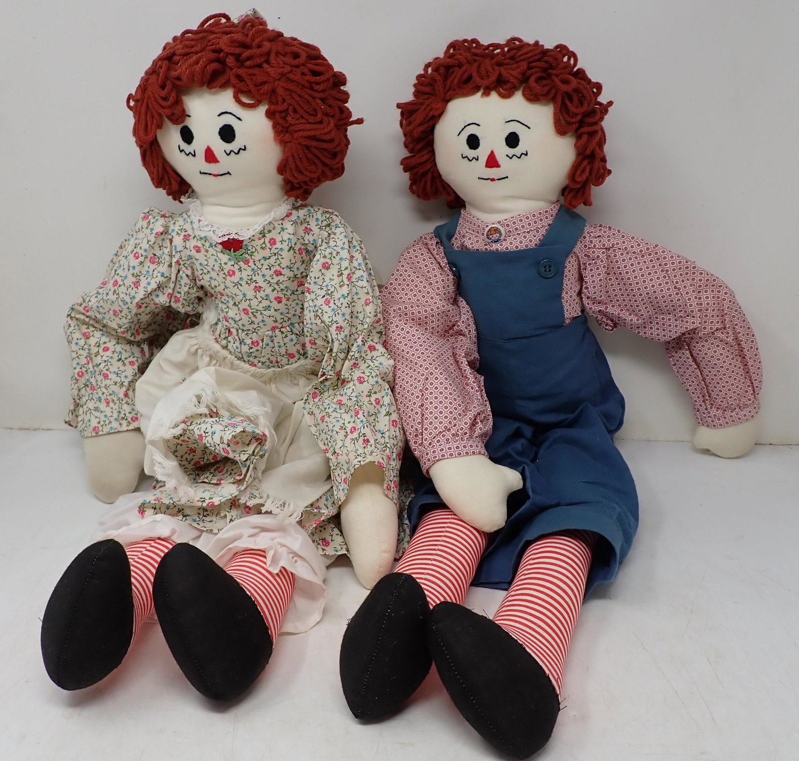 Raggedy Ann & Andy Dolls: Approx 23 1/2" long