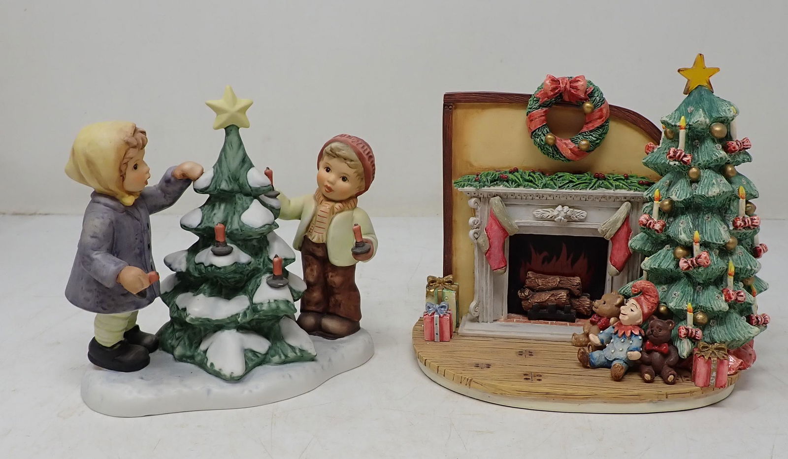 Berta Hummel Christmas Tree Night Before Goebel: Tallest is approx 6"