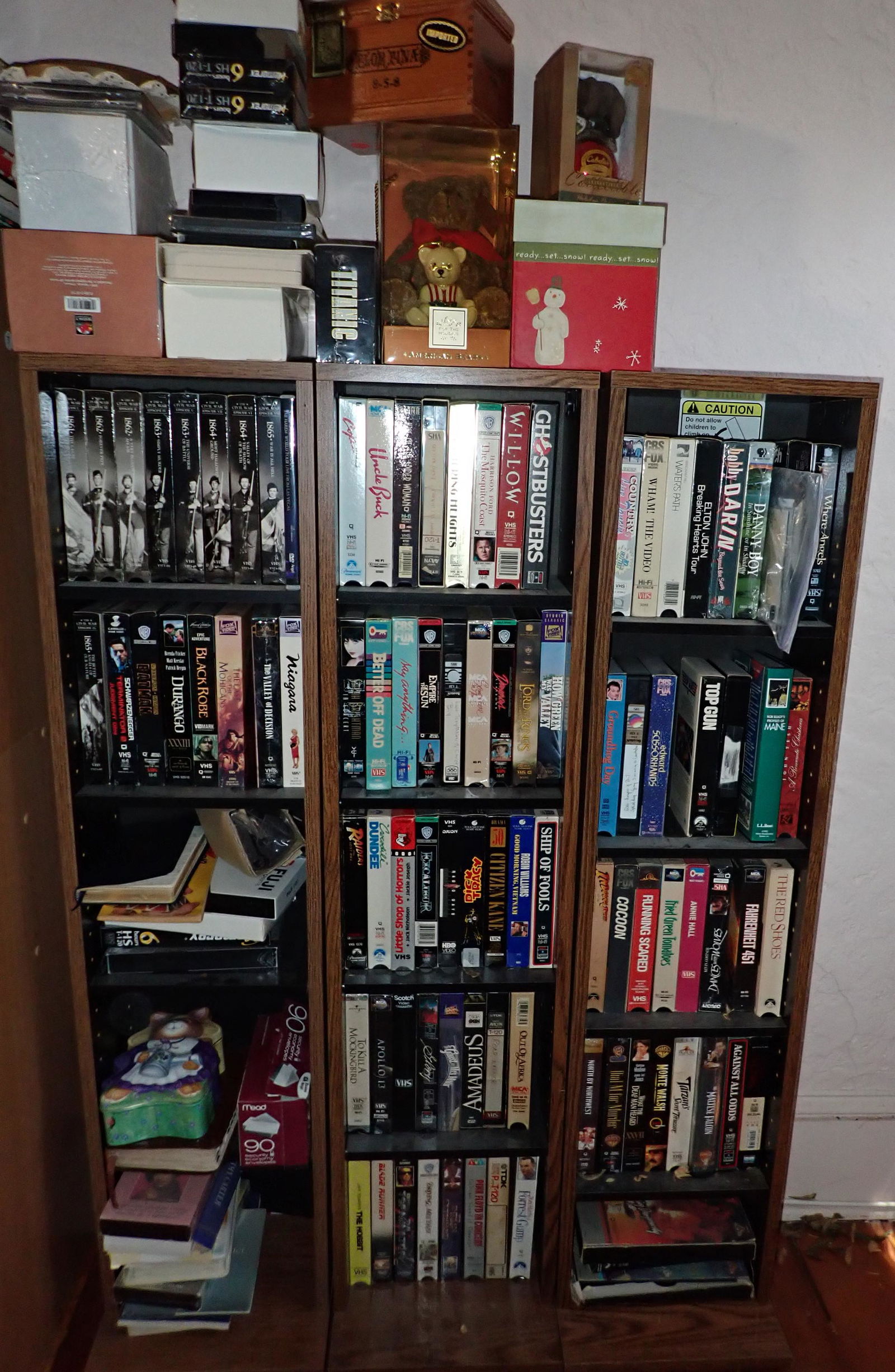 VHS Tapes Lenox Bear (1 of 6)