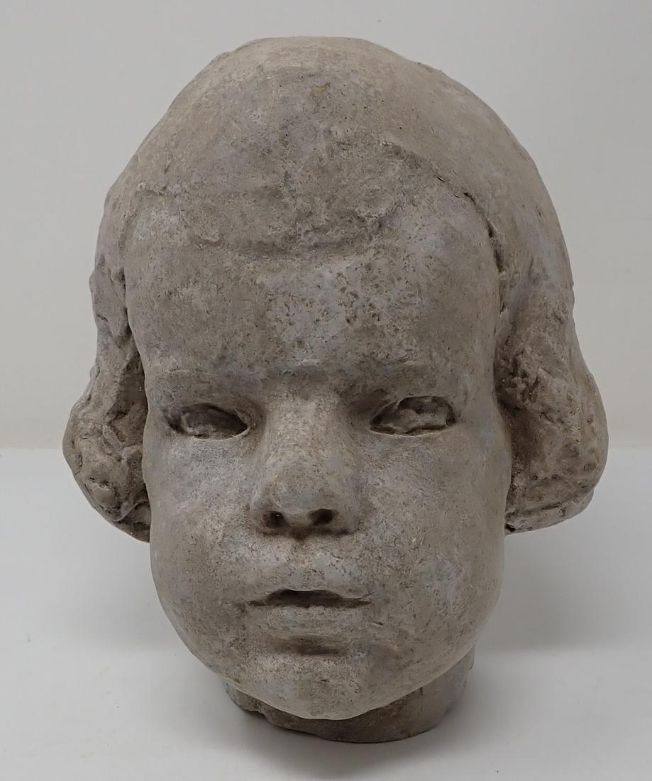 Plaster Head Sculpture (1 of 4)