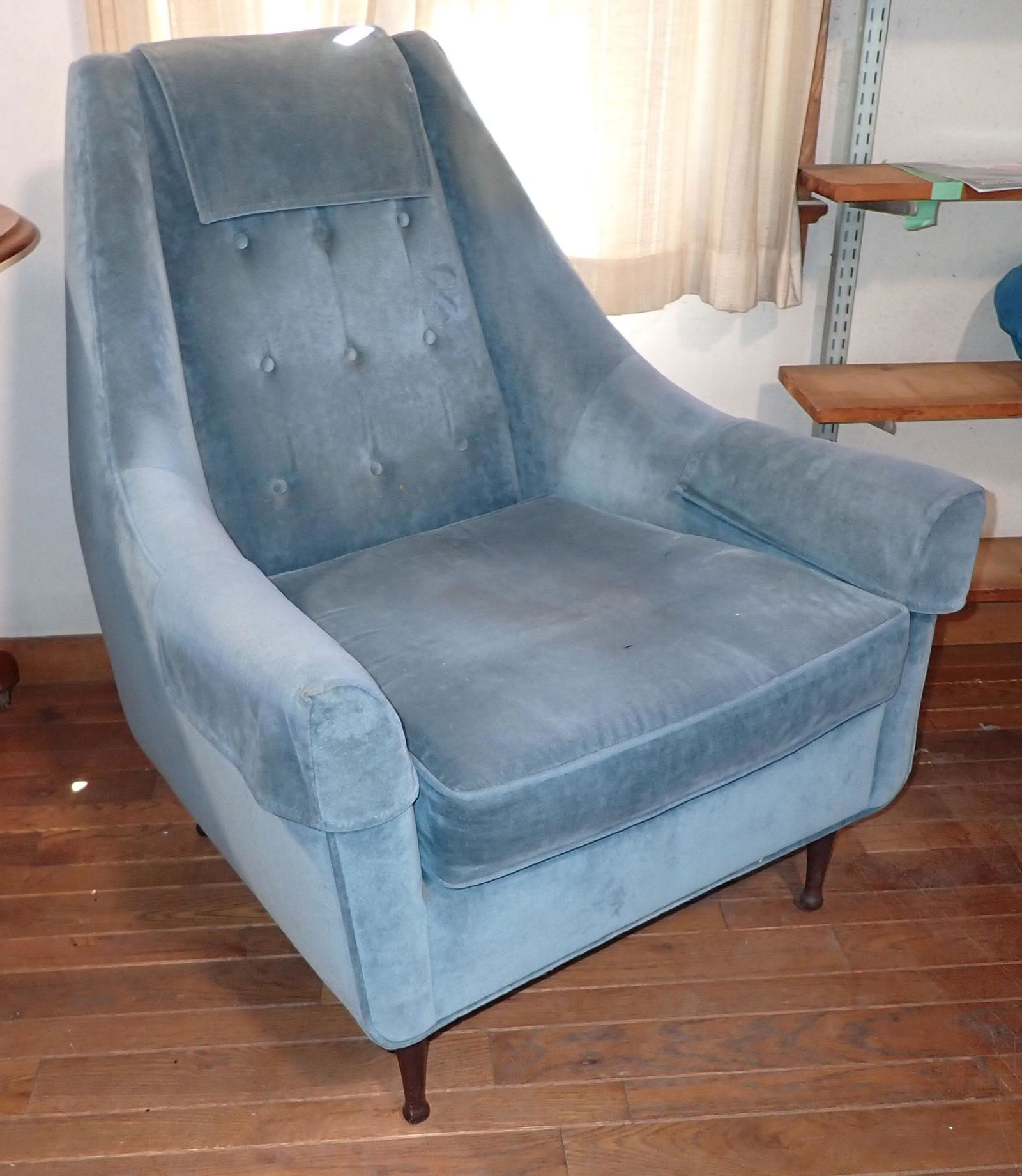 Vintage Mid Century Modern Upholstered Chair (1 of 8)