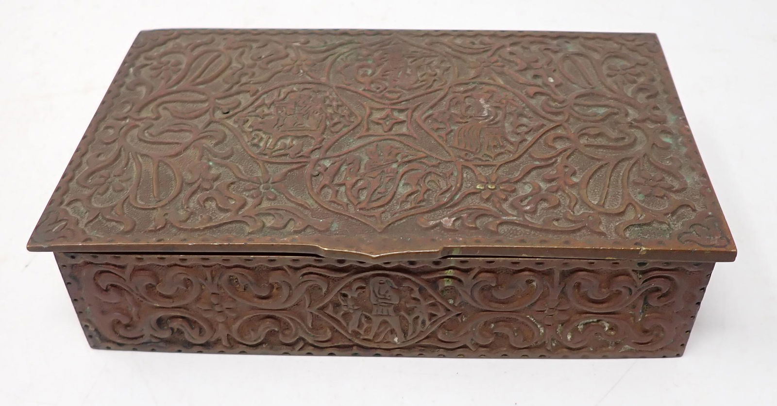 Asian Brass Trinket Box (1 of 7)