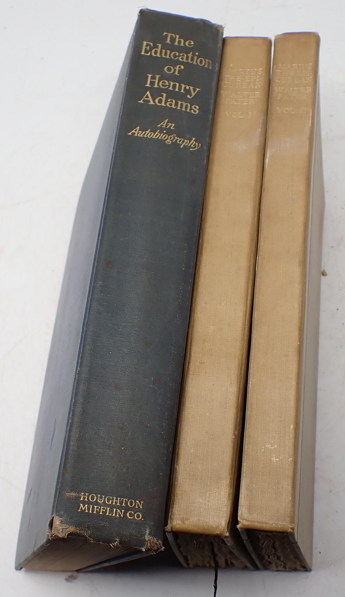 Walter Pater & Henry Adams Books (1 of 7)