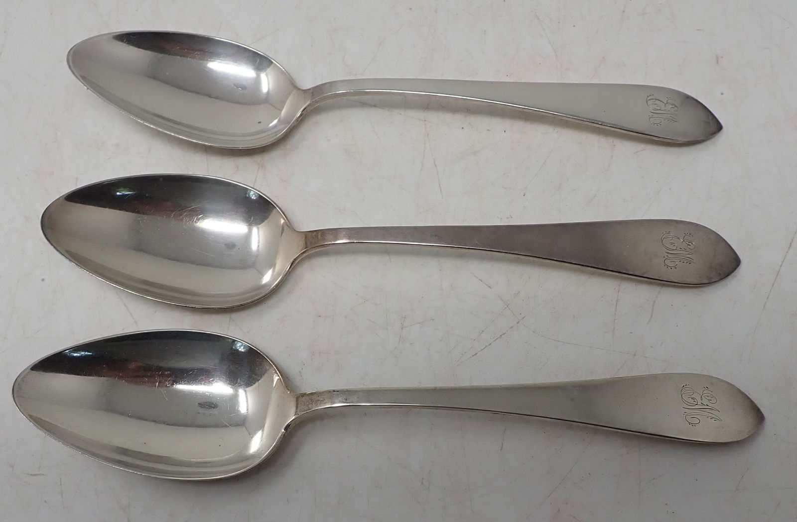 3 Sterling Silver Serving Spoons (1 of 3)