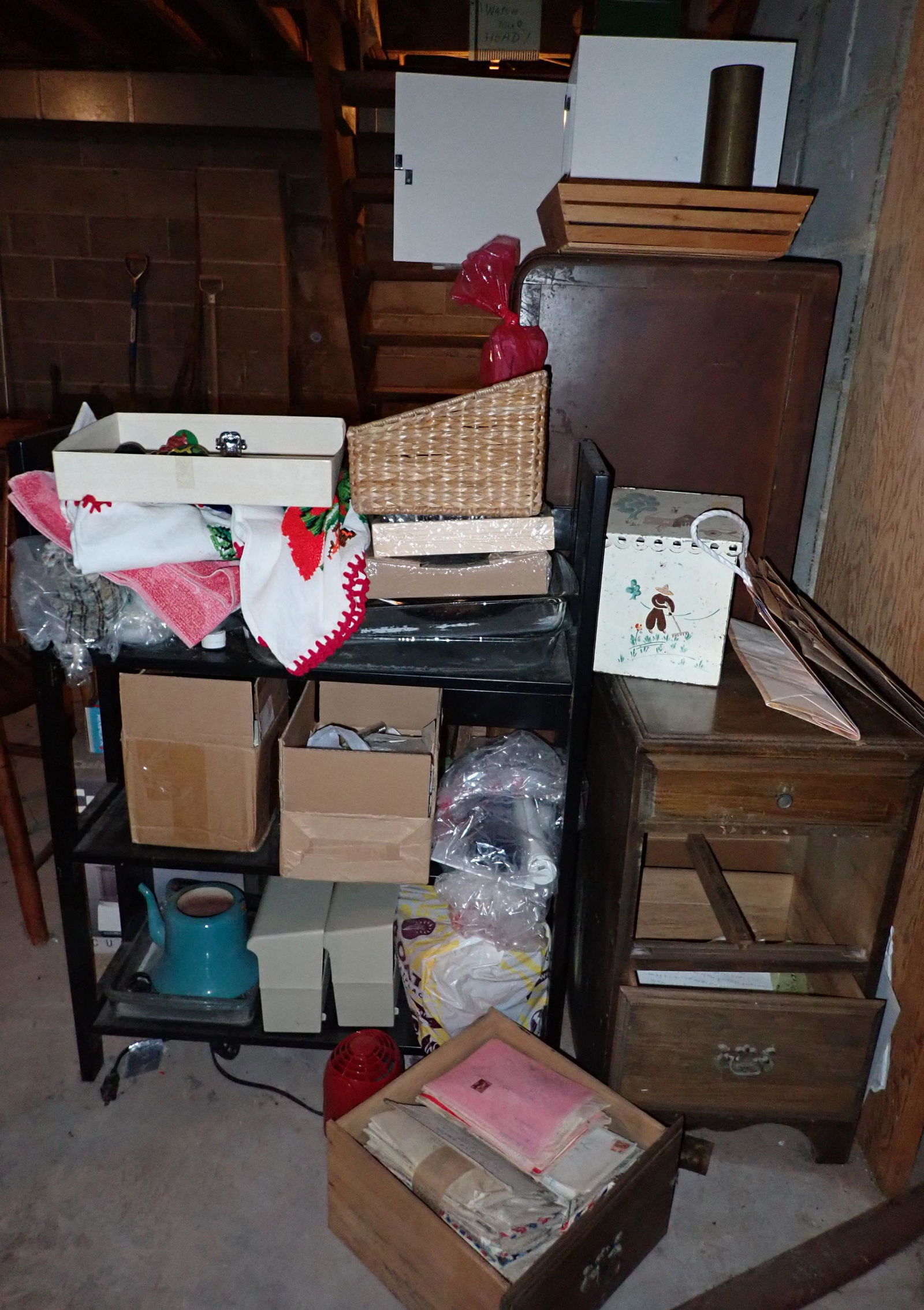 Partial Basement Contents (1 of 6)