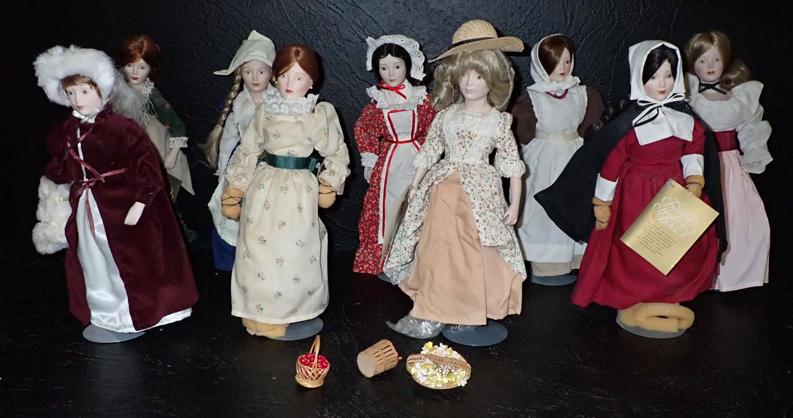 9 Franklin Heirloom Dolls (1 of 6)