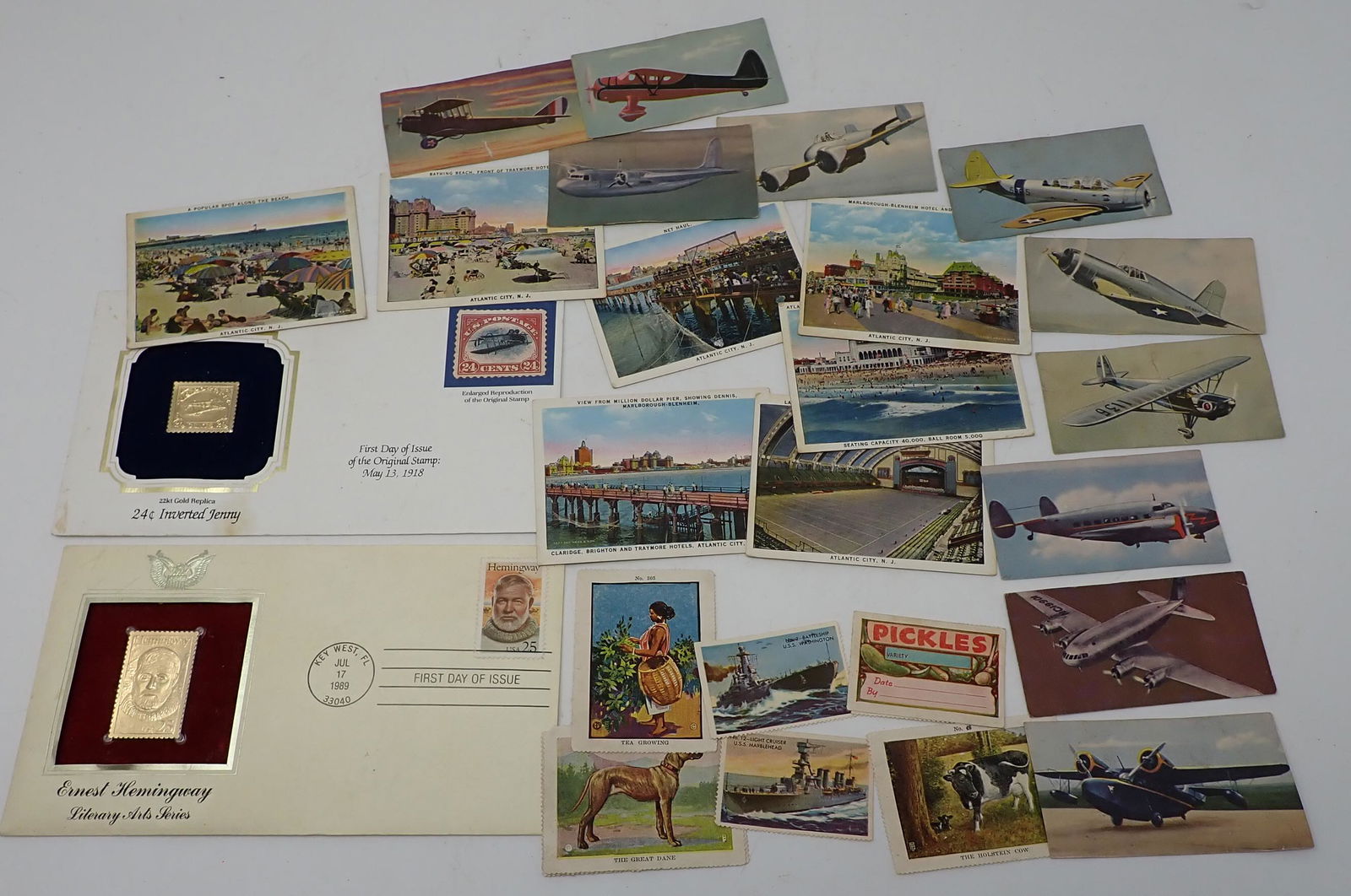 22k Gold First Day Issue Replica Stamps Misc Cards (1 of 6)