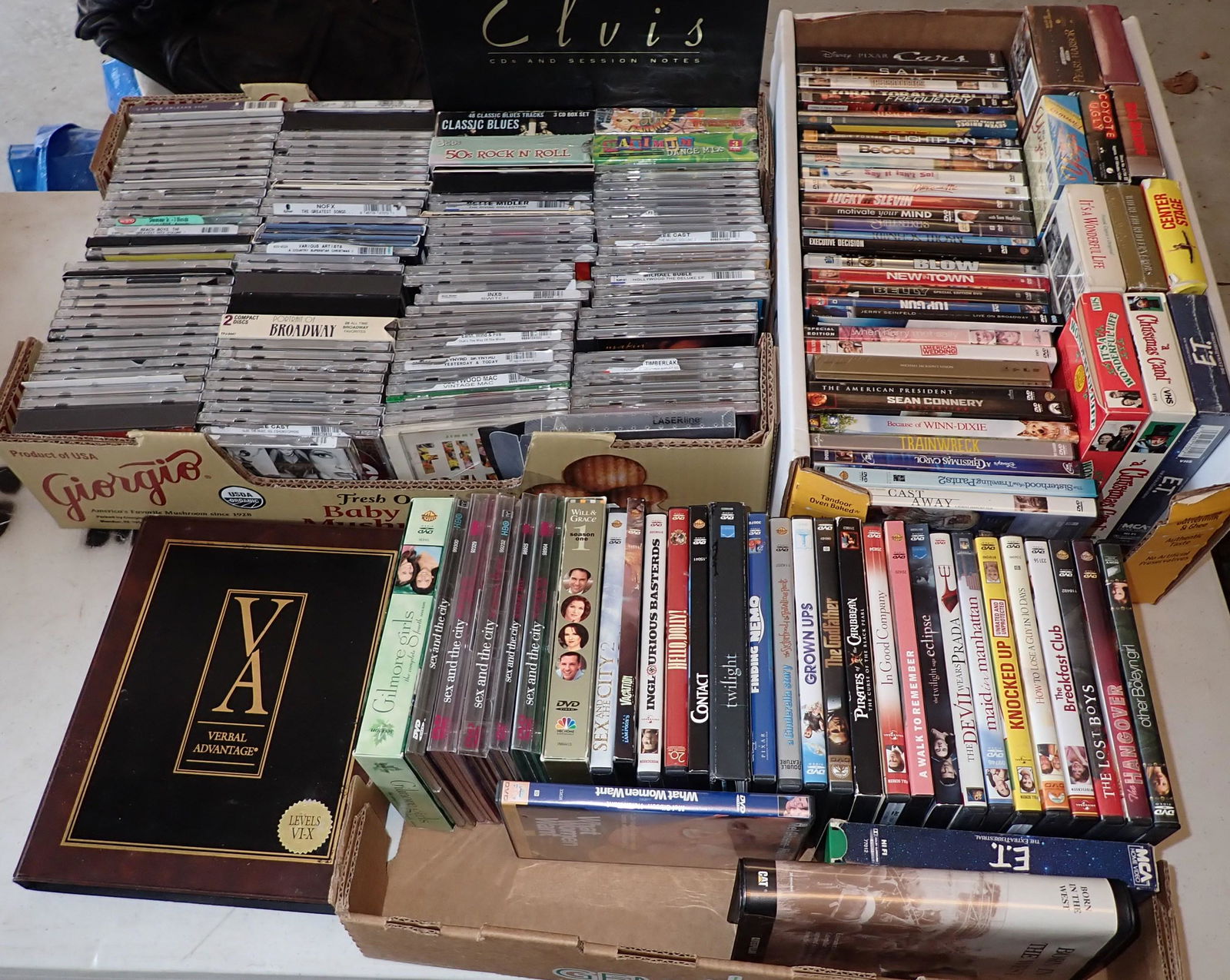 Cd's VHS Tapes (1 of 4)